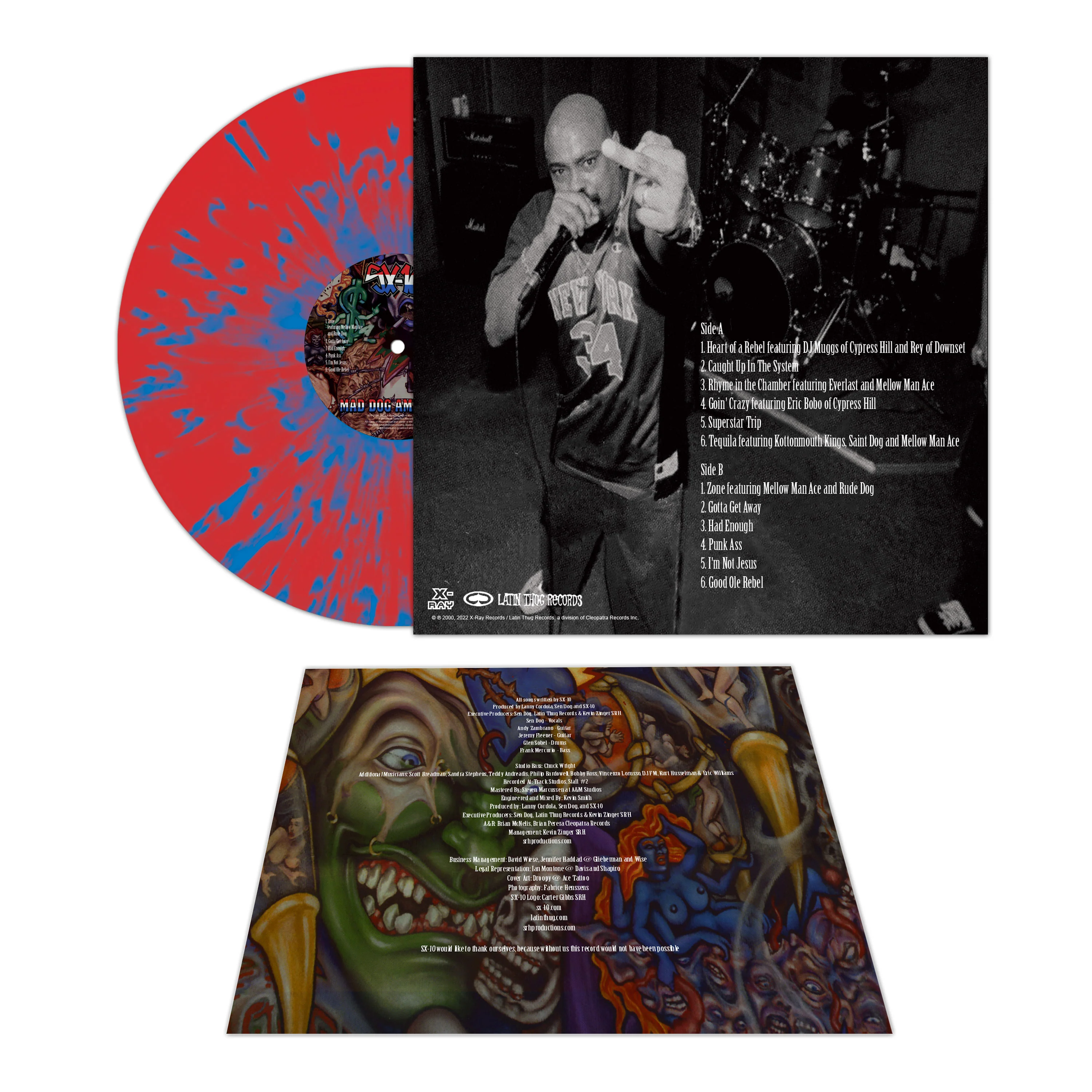 SX-10 - Mad Dog American (Red-Blue Splatter Vinyl) - Image 3