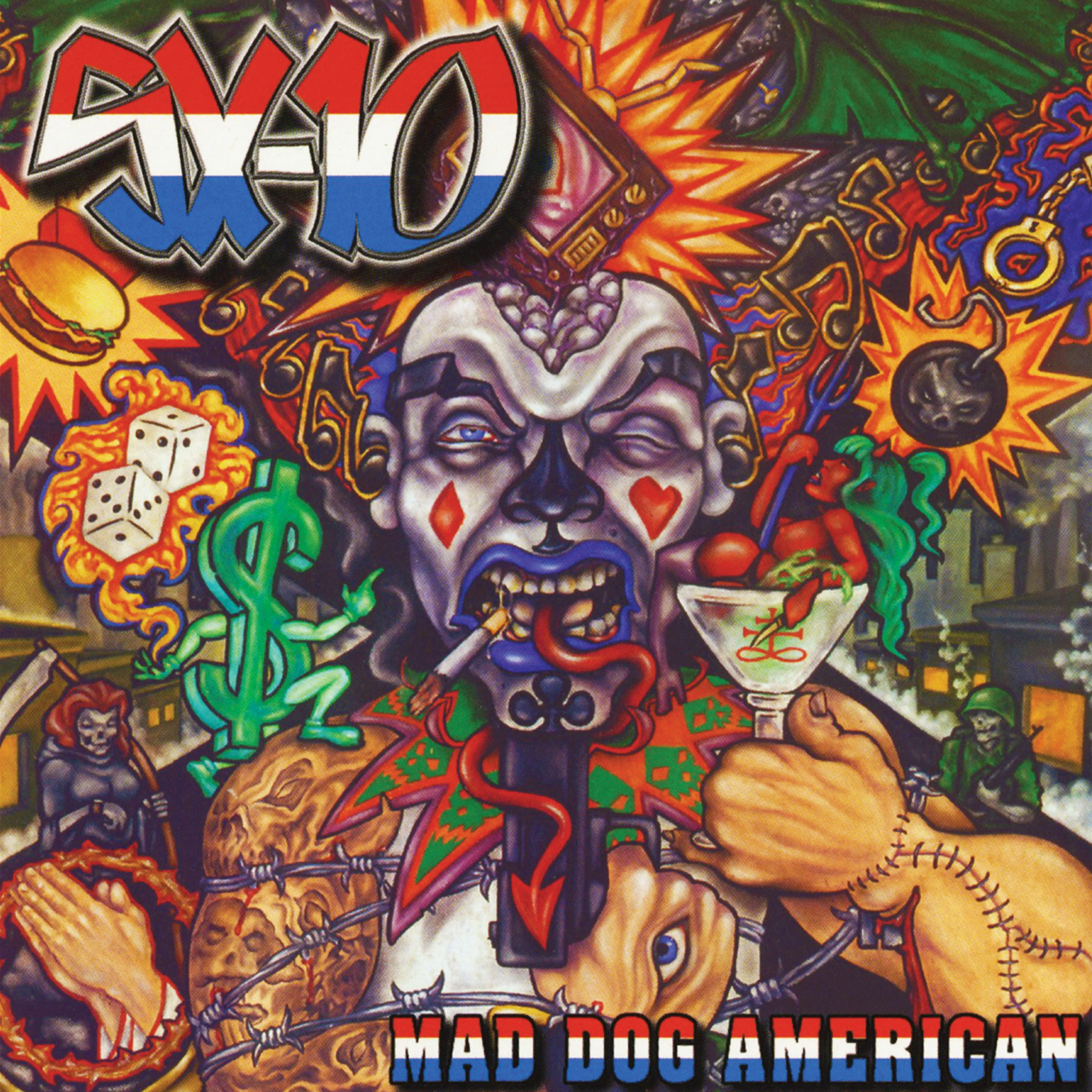 SX-10 - Mad Dog American (Red-Blue Splatter Vinyl) - Image 4