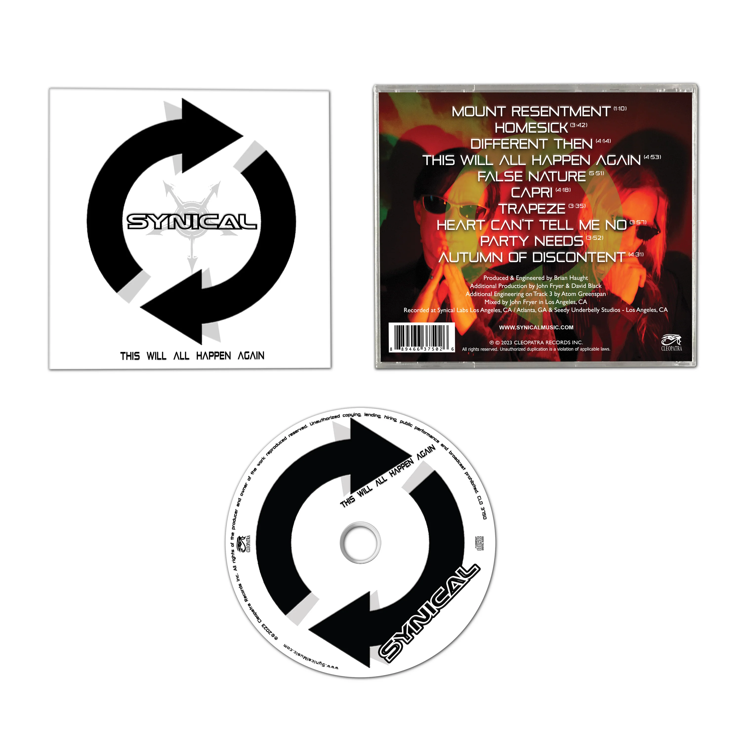 Synical - This Will All Happen Again (CD) - Image 2