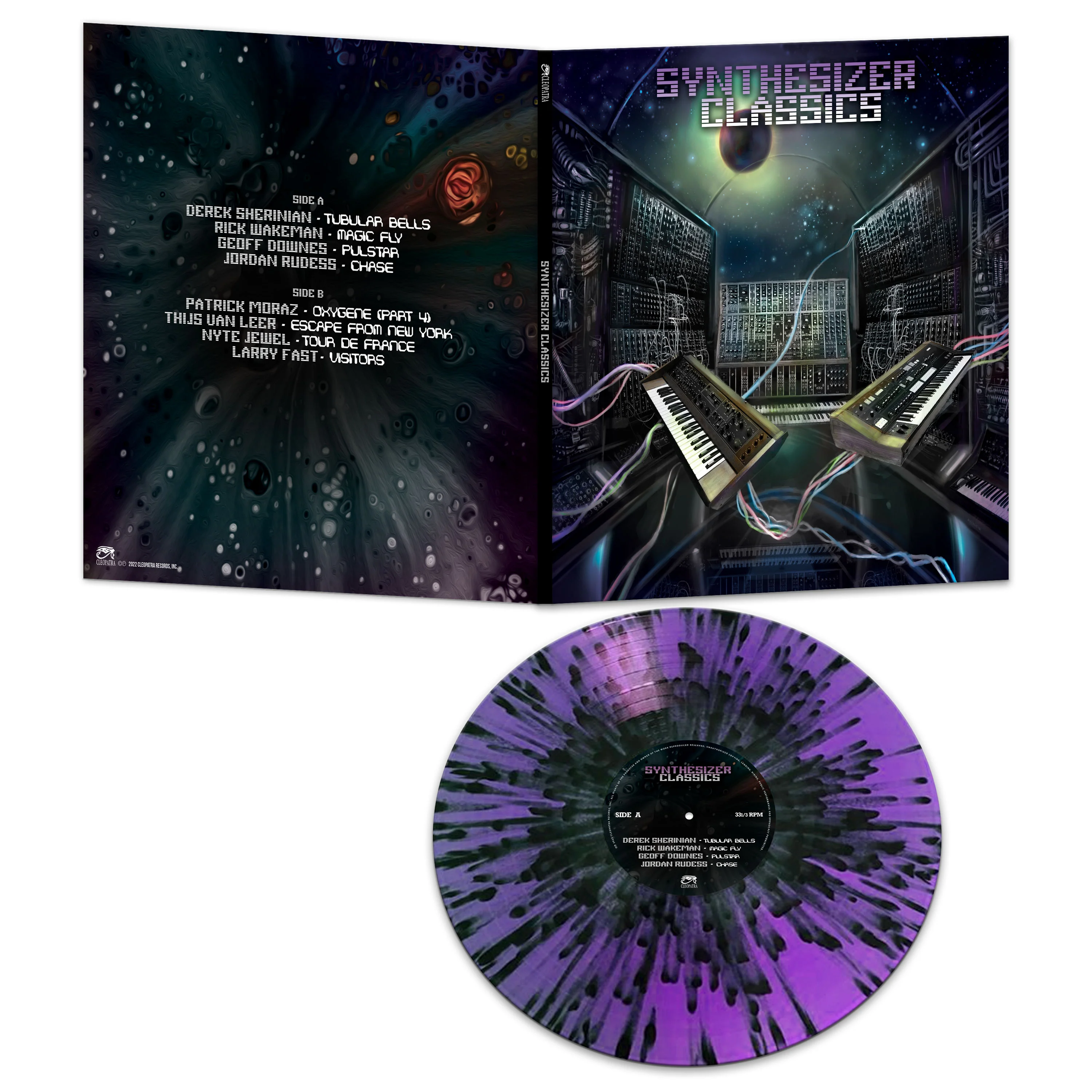 Synthesizer Classics (Purple & Black Splatter Vinyl) - Image 2