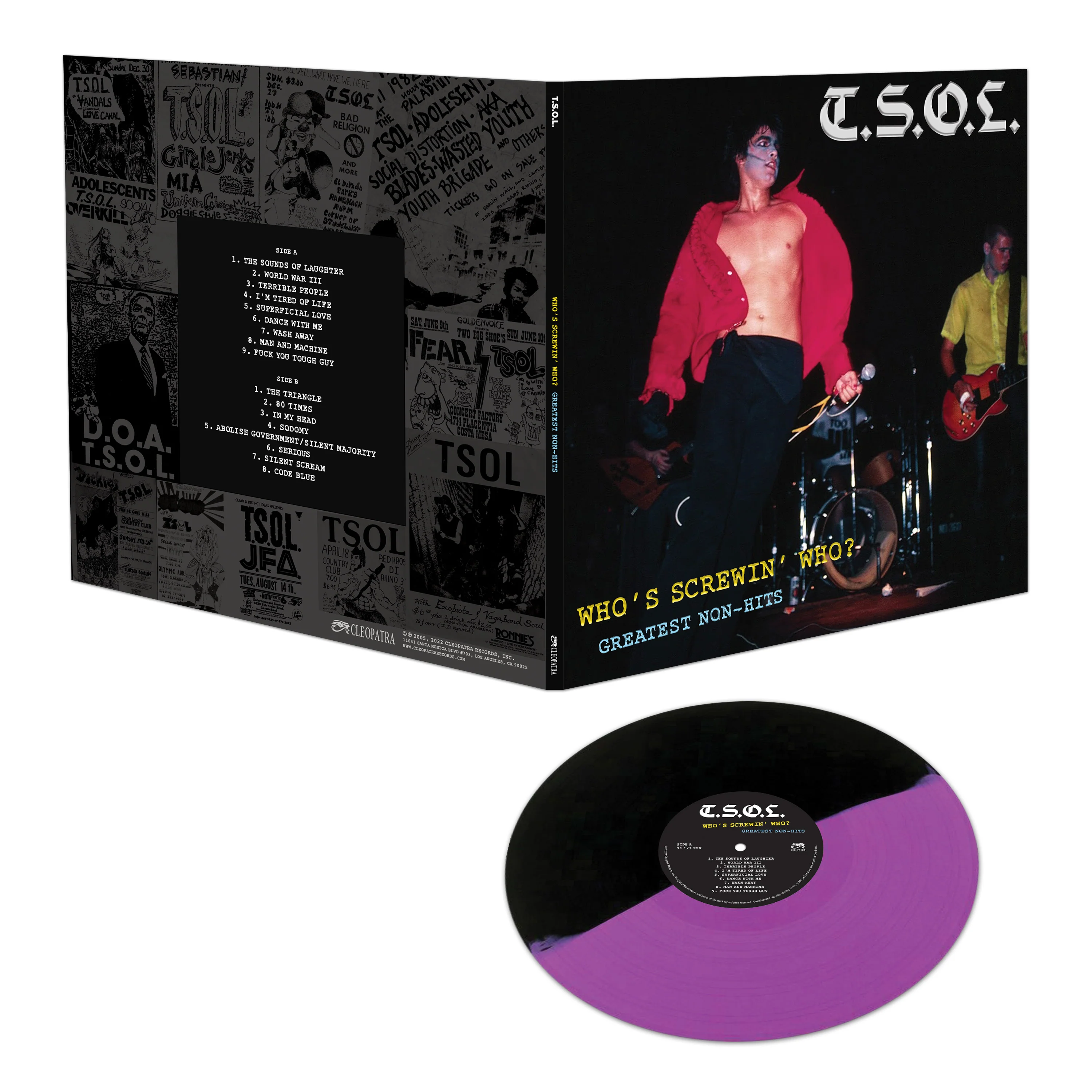 T.S.O.L. - Who's Screwing Who - Greatest Non-Hits (Purple-Black Vinyl) - Image 2