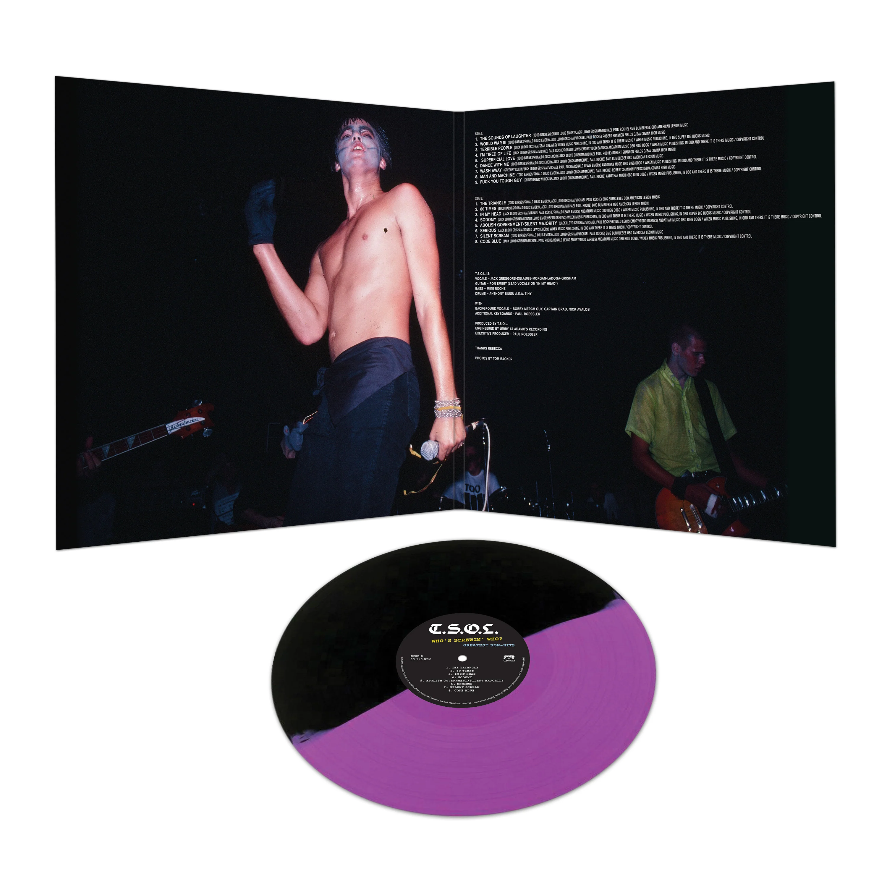T.S.O.L. - Who's Screwing Who - Greatest Non-Hits (Purple-Black Vinyl) - Image 3