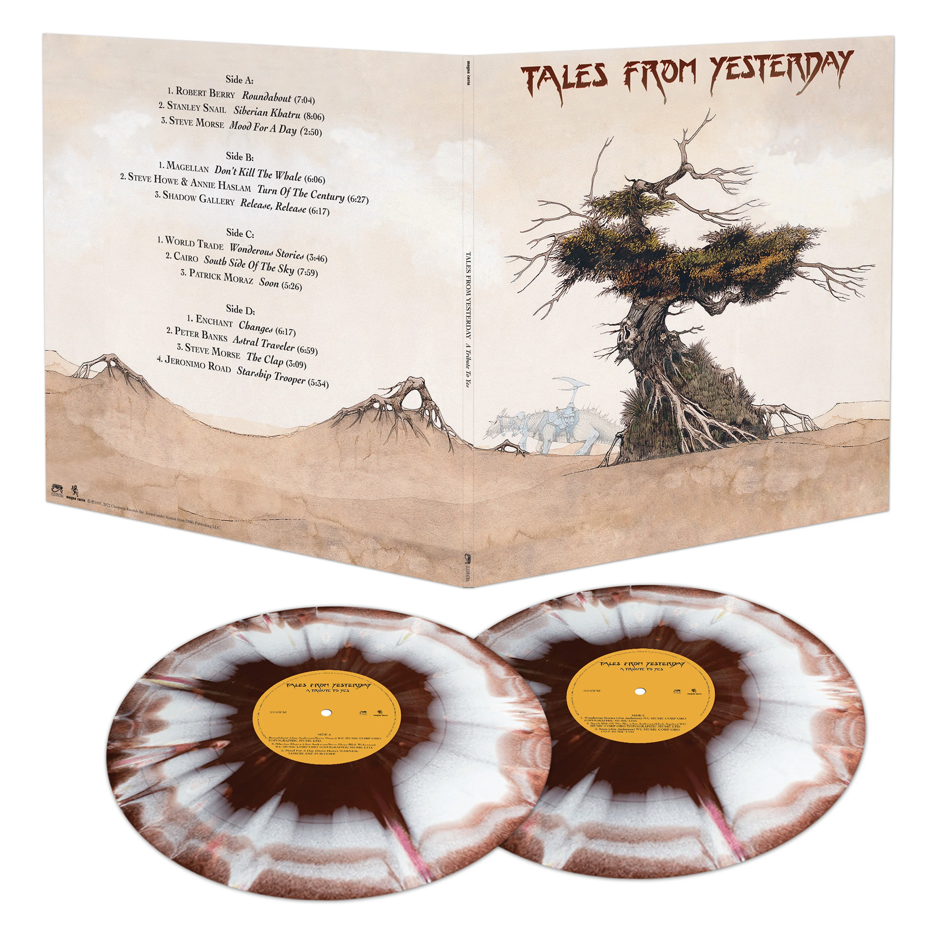 Tales From Yesterday - A Tribute To Yes (Brown & White Haze Vinyl) - Image 2