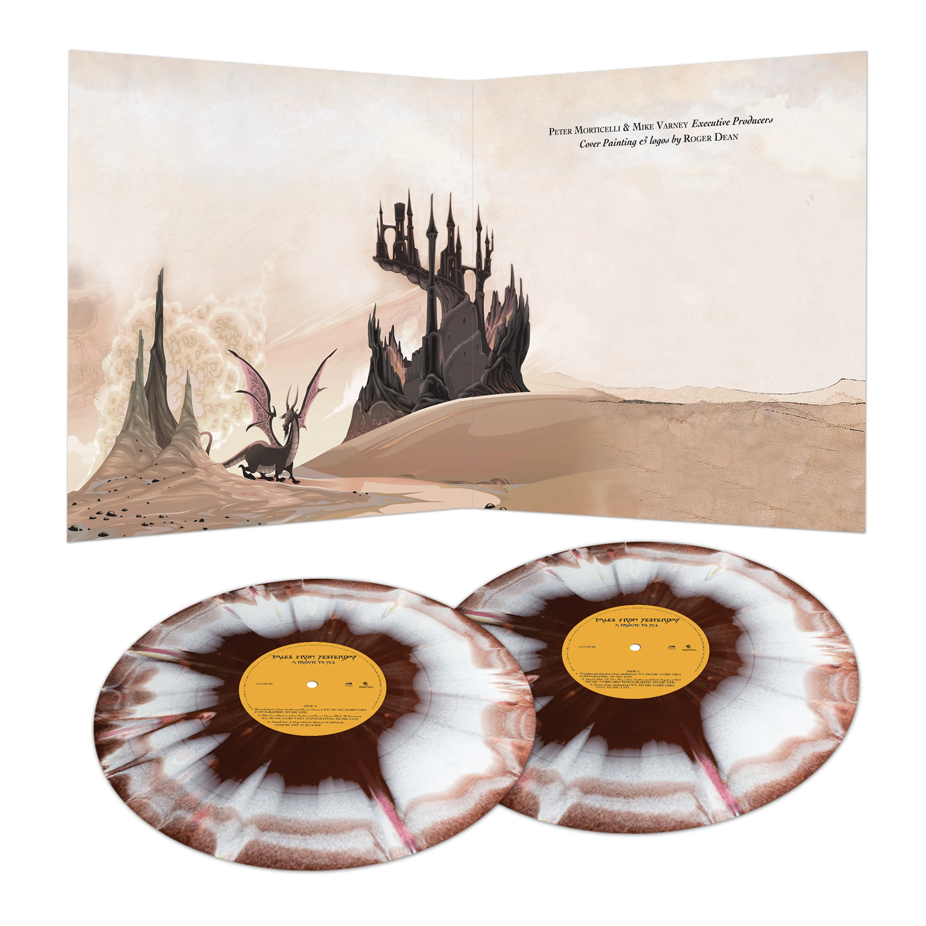 Tales From Yesterday - A Tribute To Yes (Brown & White Haze Vinyl) - Image 3