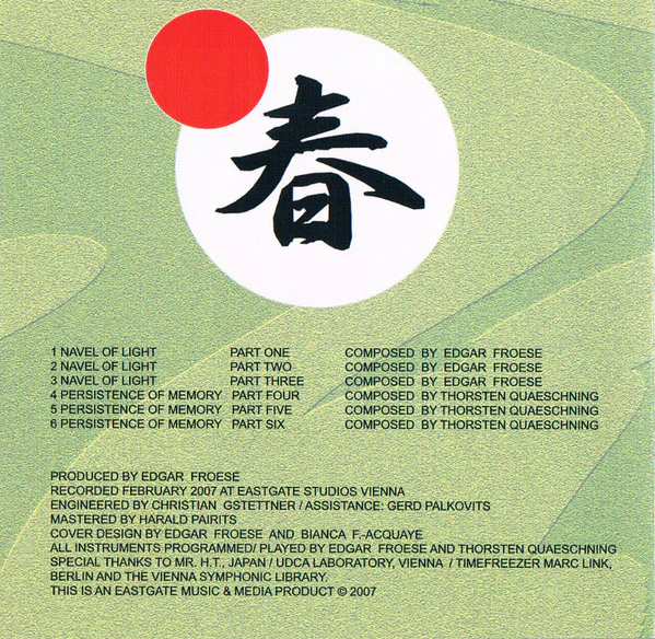 Tangerine Dream - Springtime In Nagasaki (CD) - Image 4