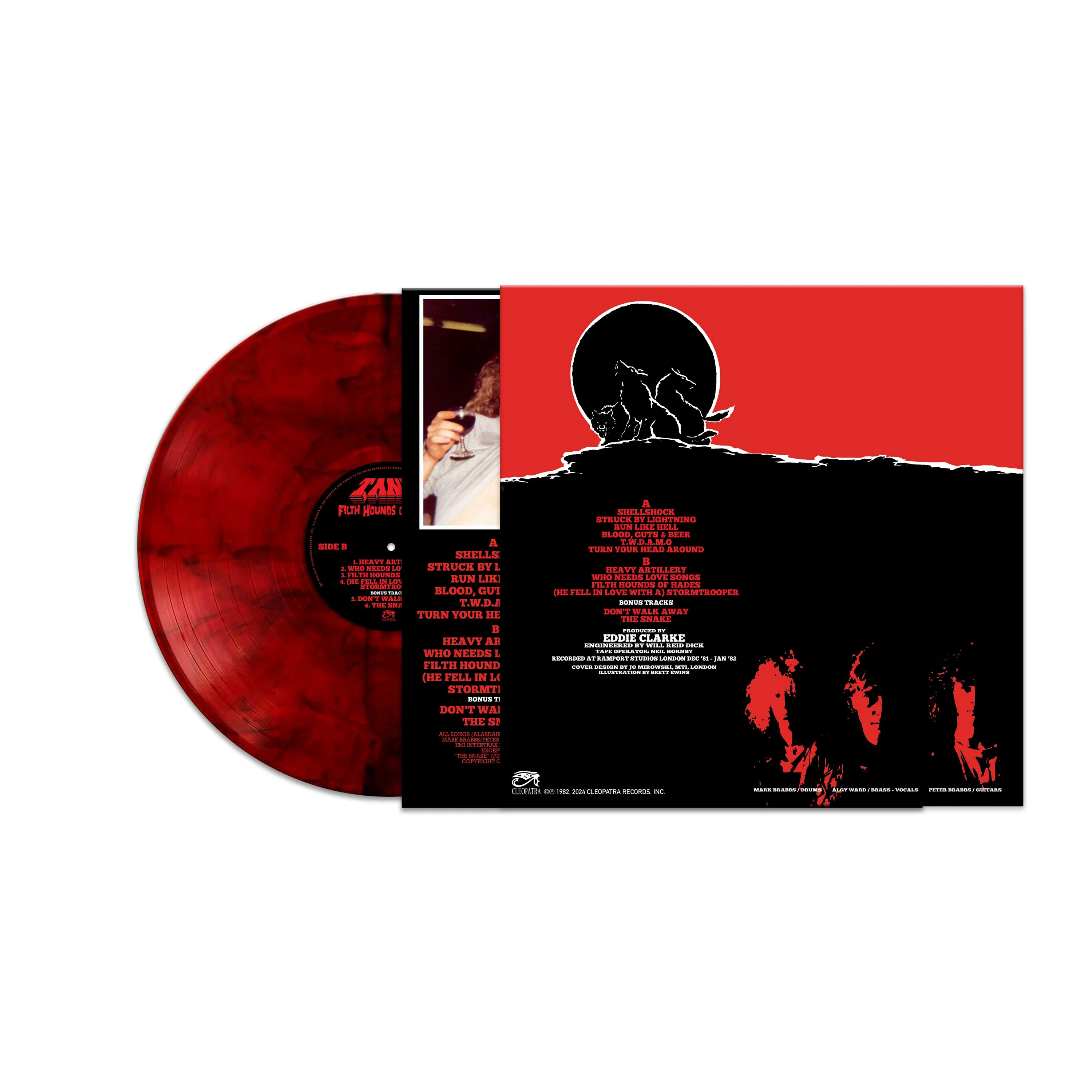 Tank - Filth Hounds of Hades (Red Marble Vinyl) - Image 2