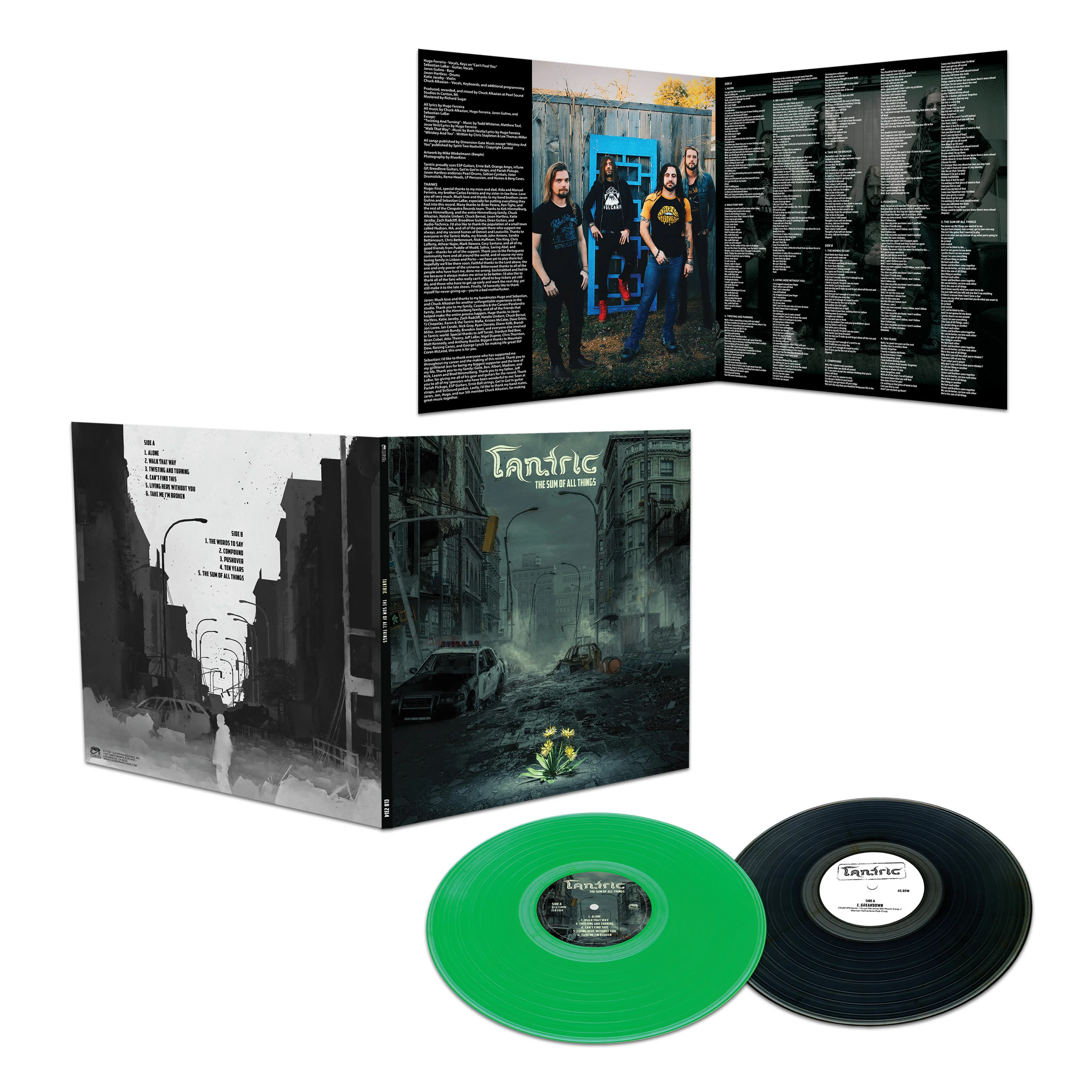Tantric - The Sum of All Things (Limited Colored Vinyl + Bonus 12" Single) - Image 2