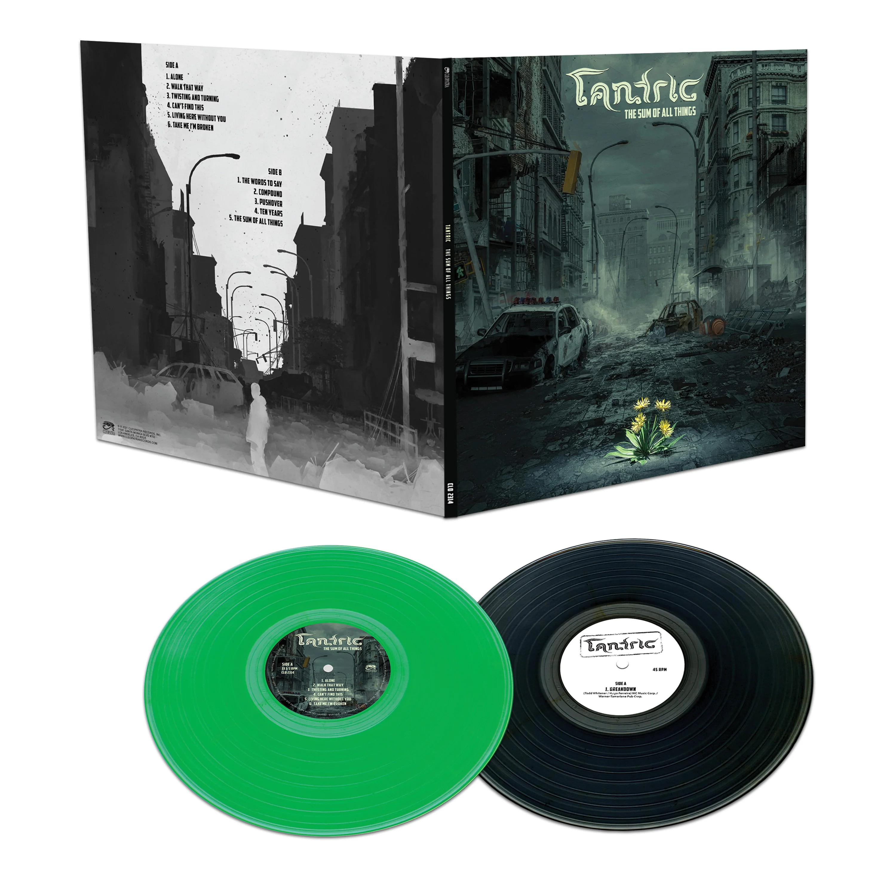 Tantric - The Sum of All Things (Limited Colored Vinyl + Bonus 12" Single) - Image 3