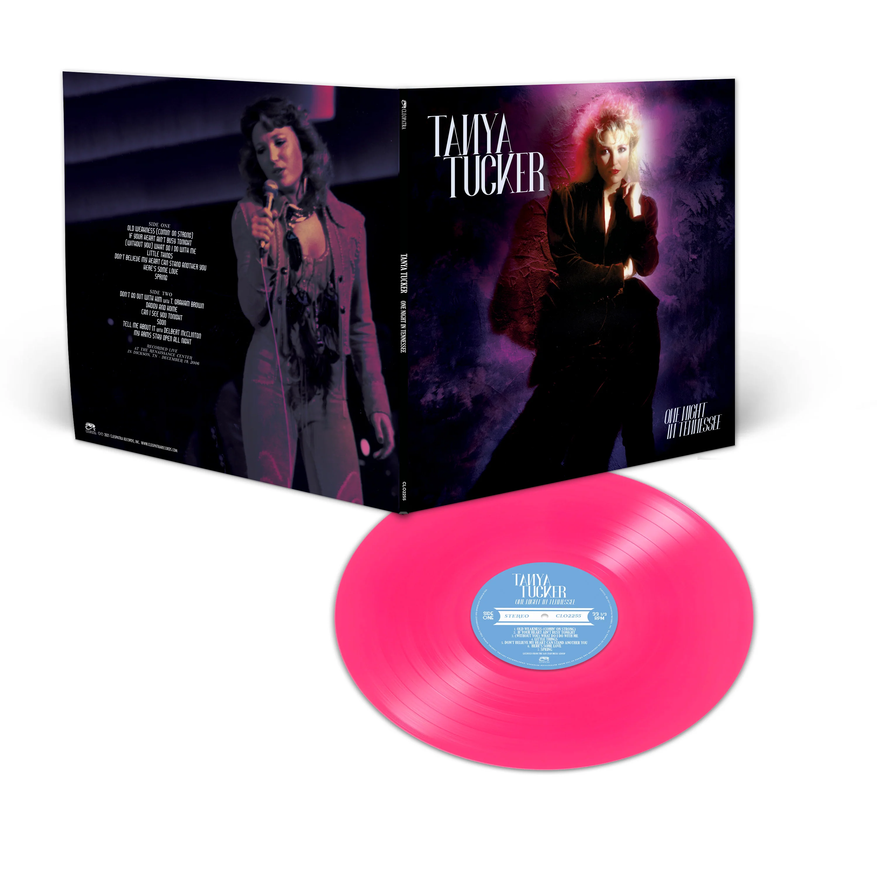 Tanya Tucker - One Night in Tennessee (Limited Edition Pink Vinyl) - Image 2