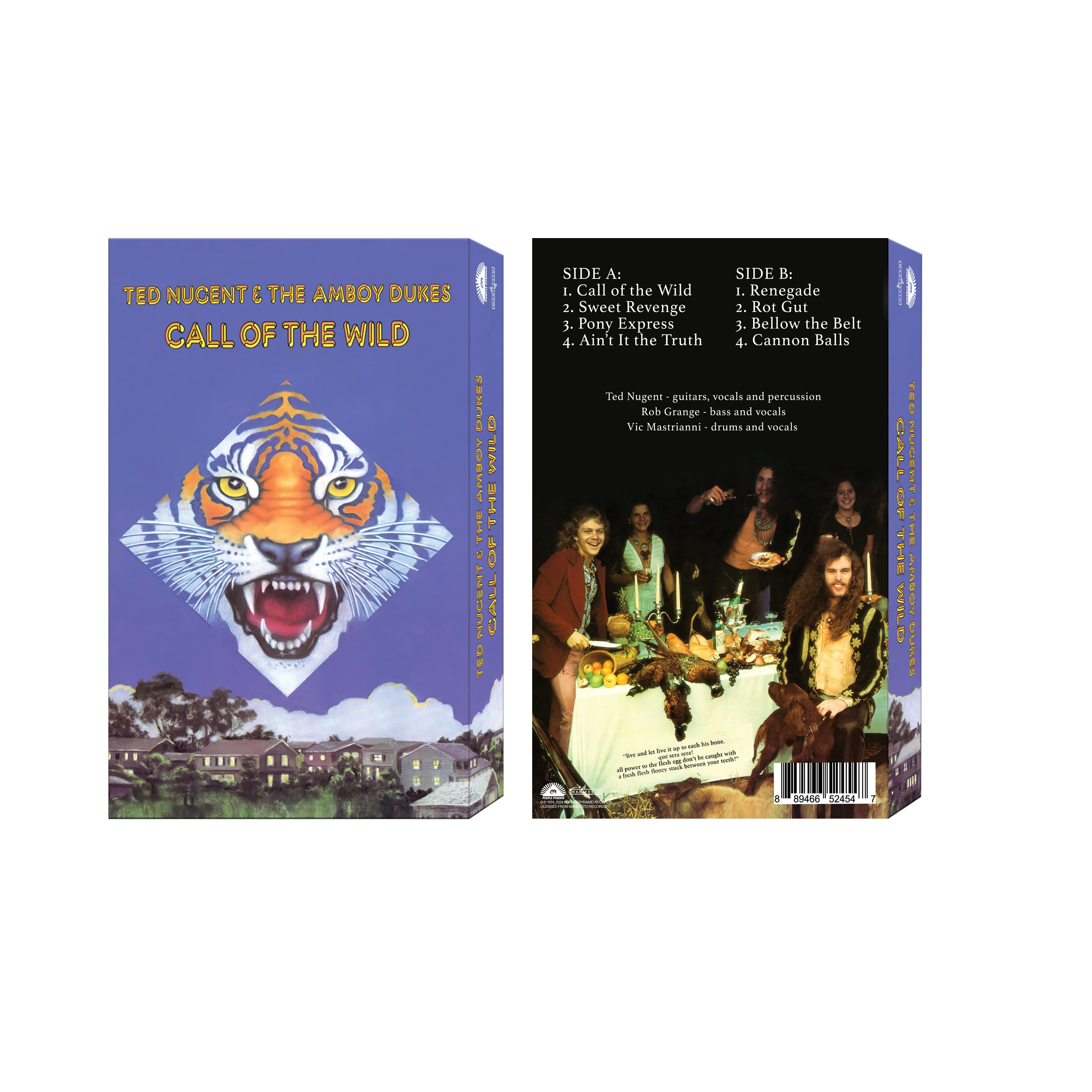 Ted Nugent & The Amboy Dukes - Call Of The Wild (Cassette) - Image 2