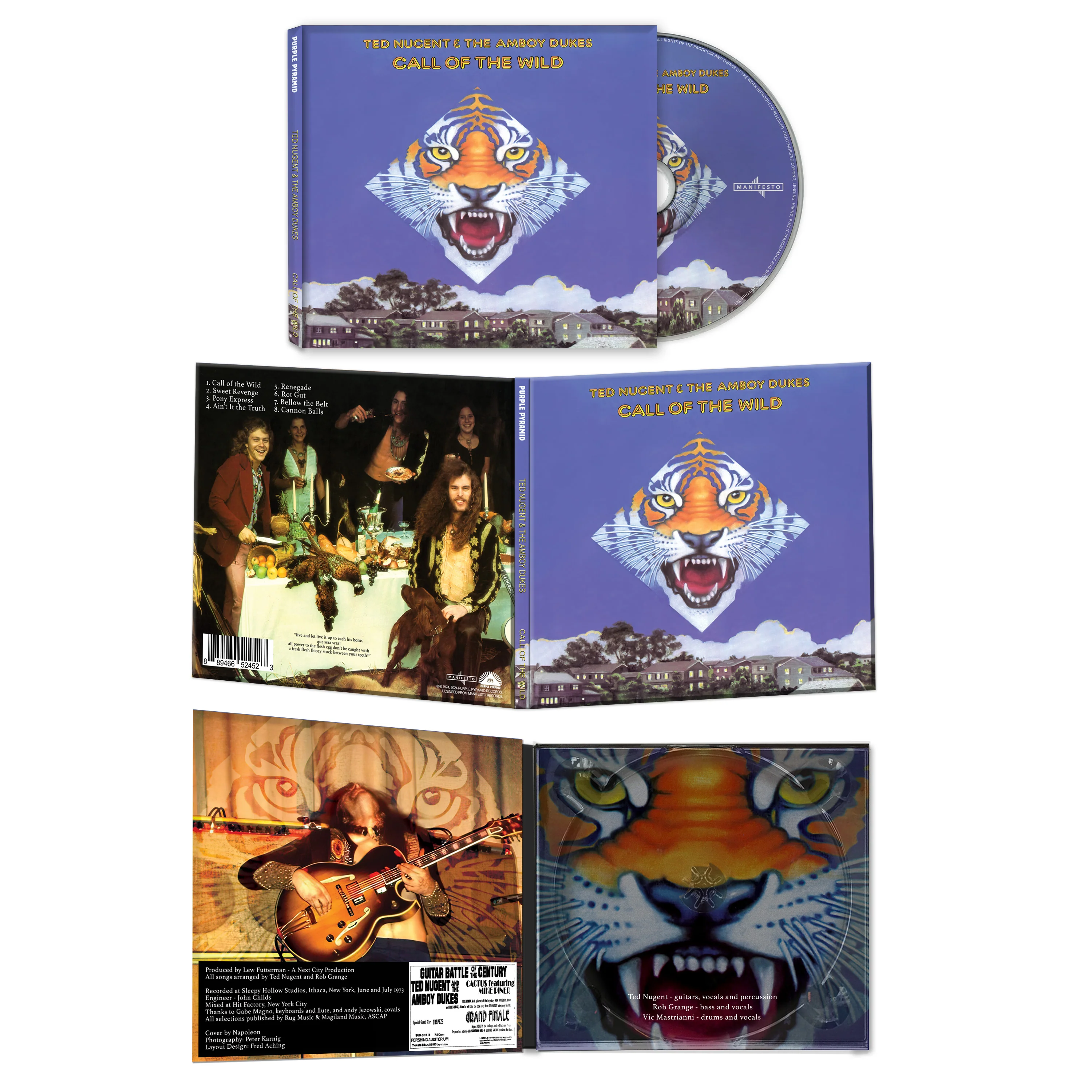 Ted Nugent & The Amboy Dukes - Call Of The Wild (CD) - Image 2