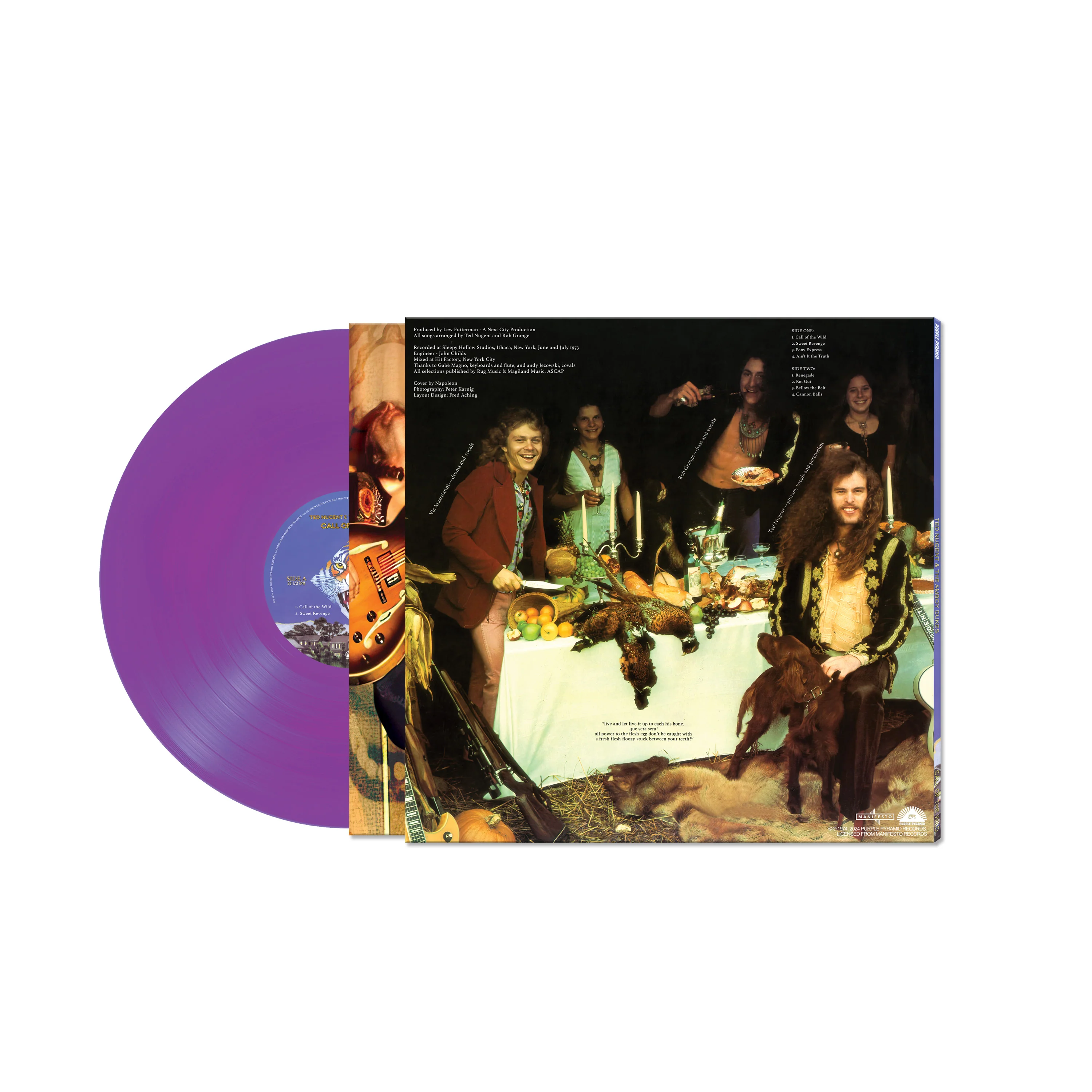 Ted Nugent & The Amboy Dukes - Call Of The Wild (Purple Vinyl) - Image 2