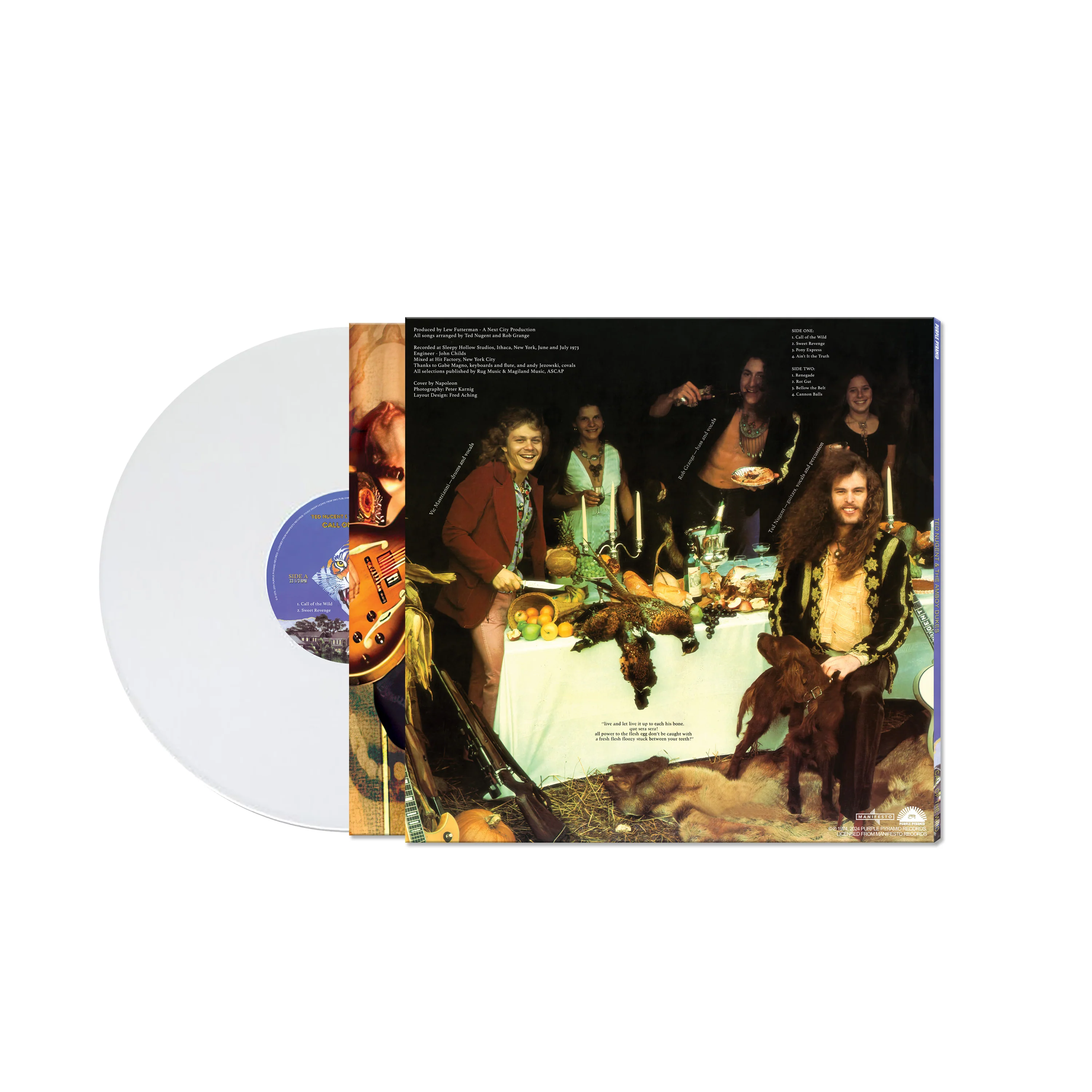 Ted Nugent & The Amboy Dukes - Call Of The Wild (White Vinyl) - Image 2