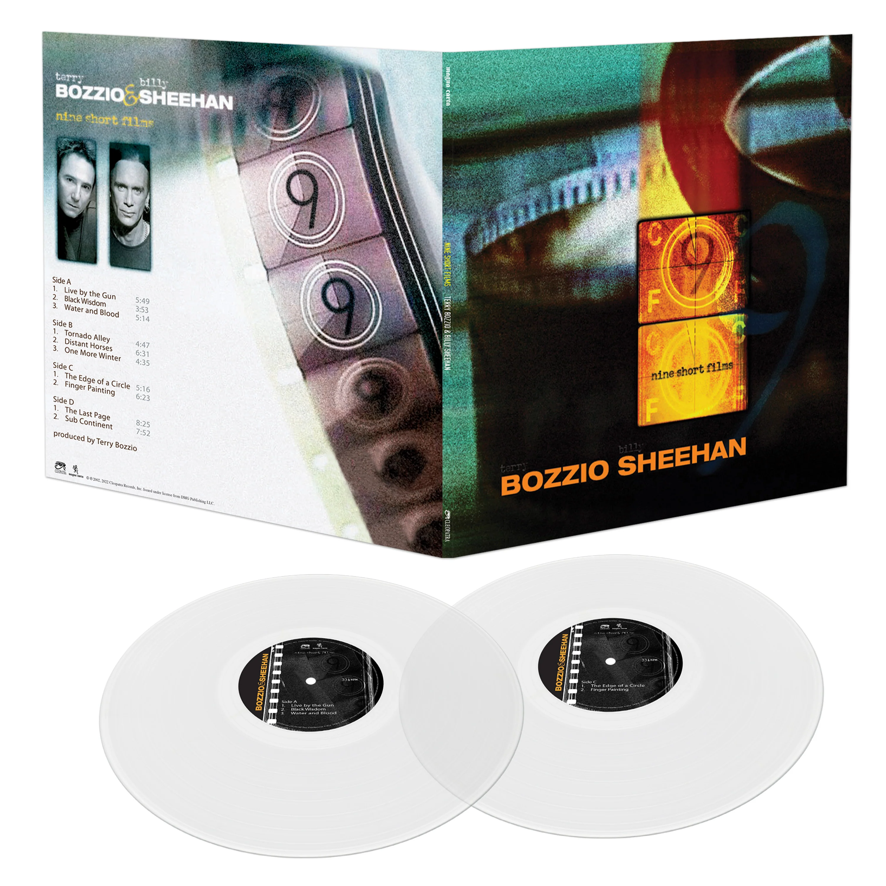Terry Bozzio & Billy Sheehan - Nine Short Films (Clear Double Vinyl) - Image 2