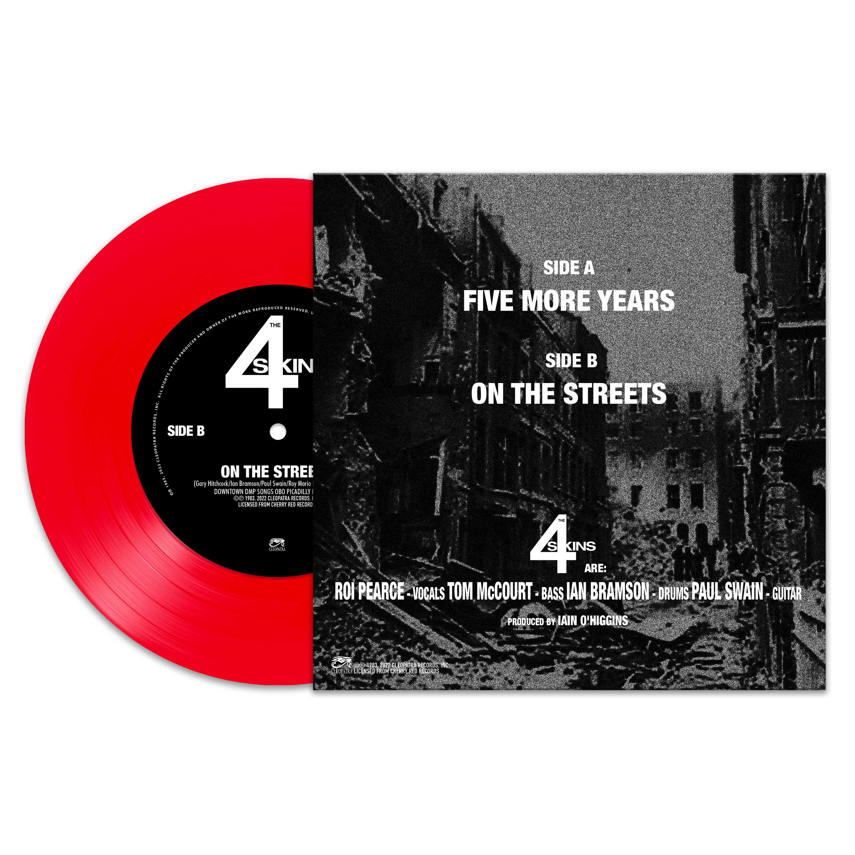 The 4-Skins - Five More Years (Colored 7" Vinyl) - Image 4