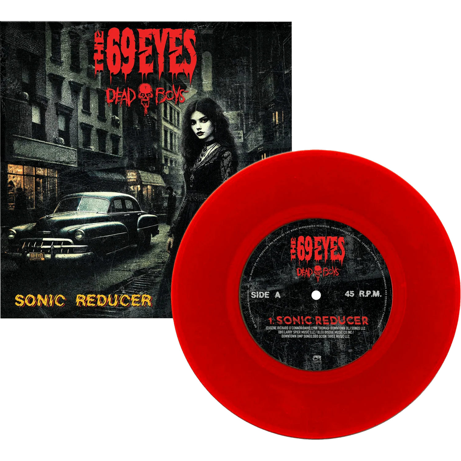 The 69 Eyes, Dead Boys - Sonic Reducer (Blood Red 7" Vinyl) - Image 2