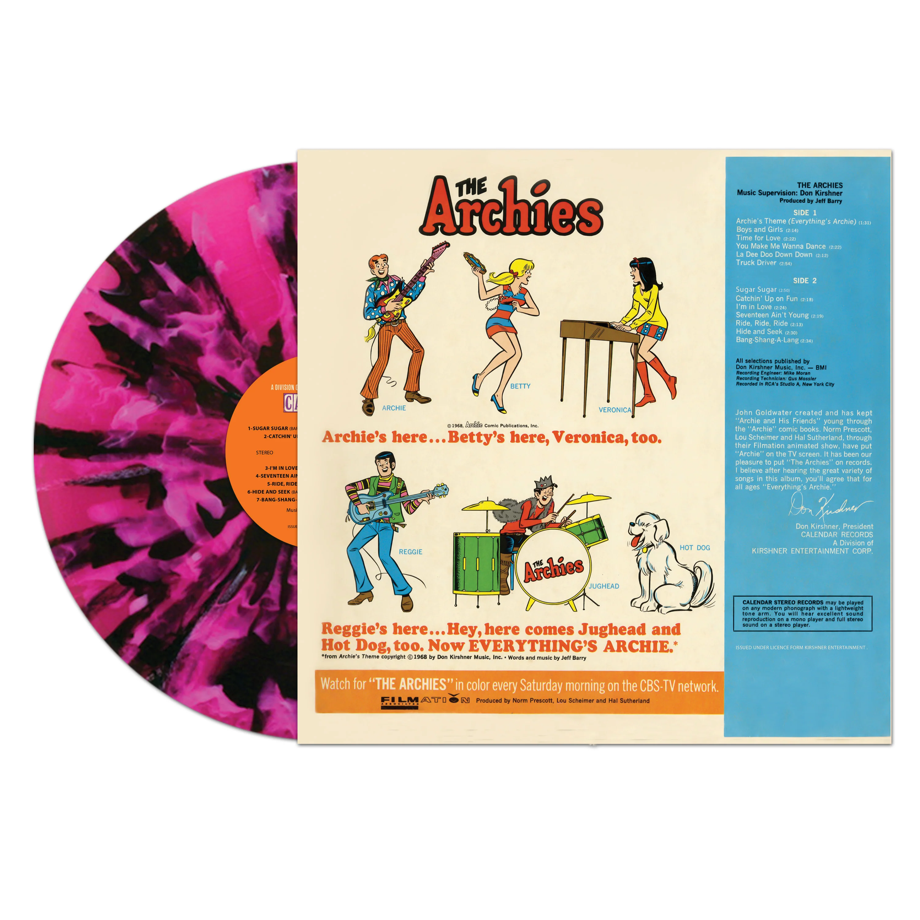 The Archies (Limited Edition Black-Pink Splatter Vinyl) - Image 2