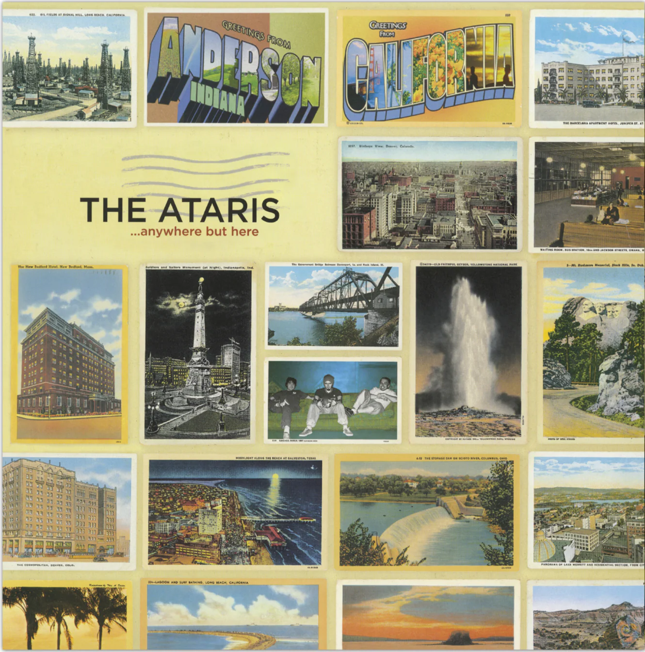 The Ataris - Anywhere But Here (Yellow-Black Splatter Vinyl) - Image 3