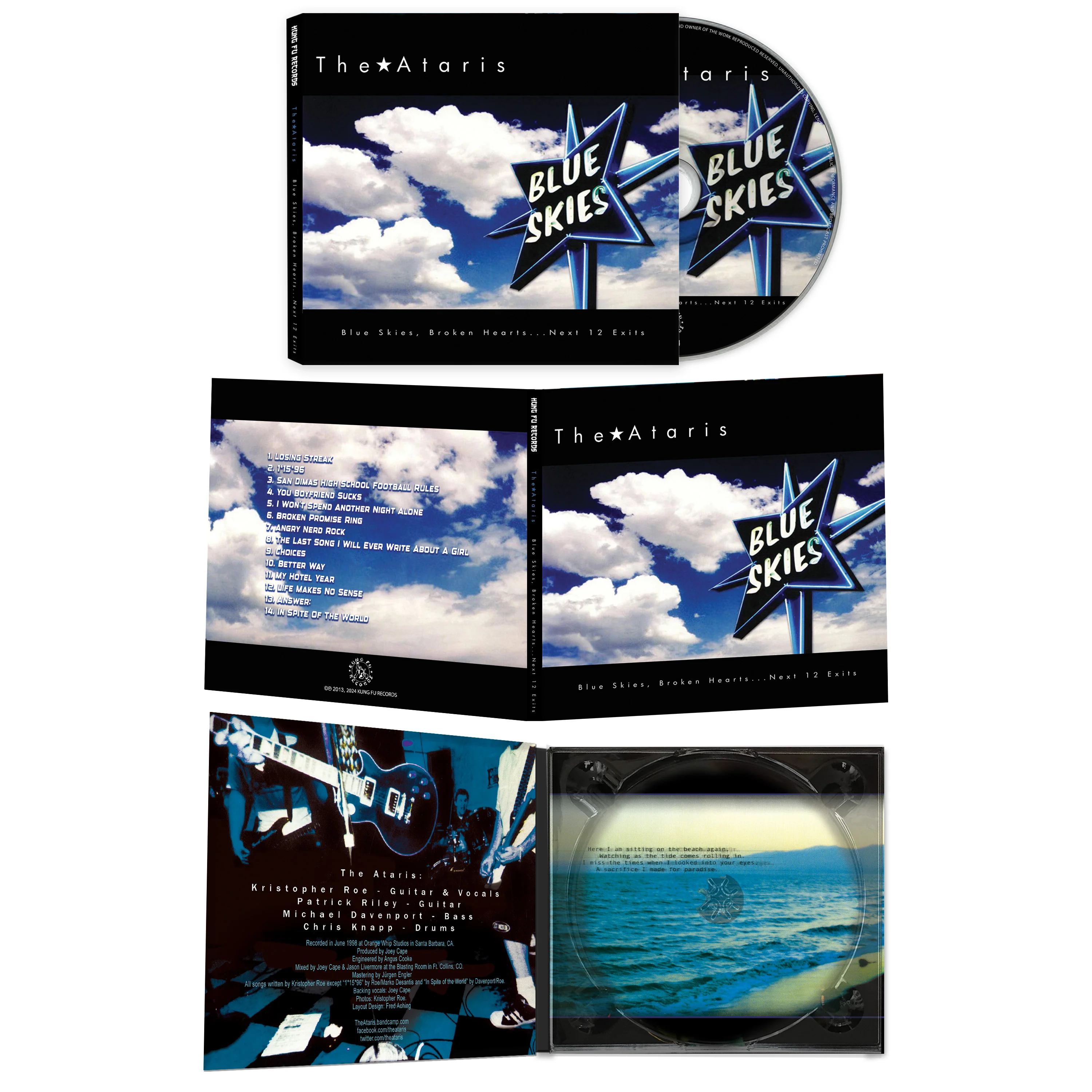 The Ataris - Blue Skies, Broken Hearts...Next 12 Exits (CD) - Image 2