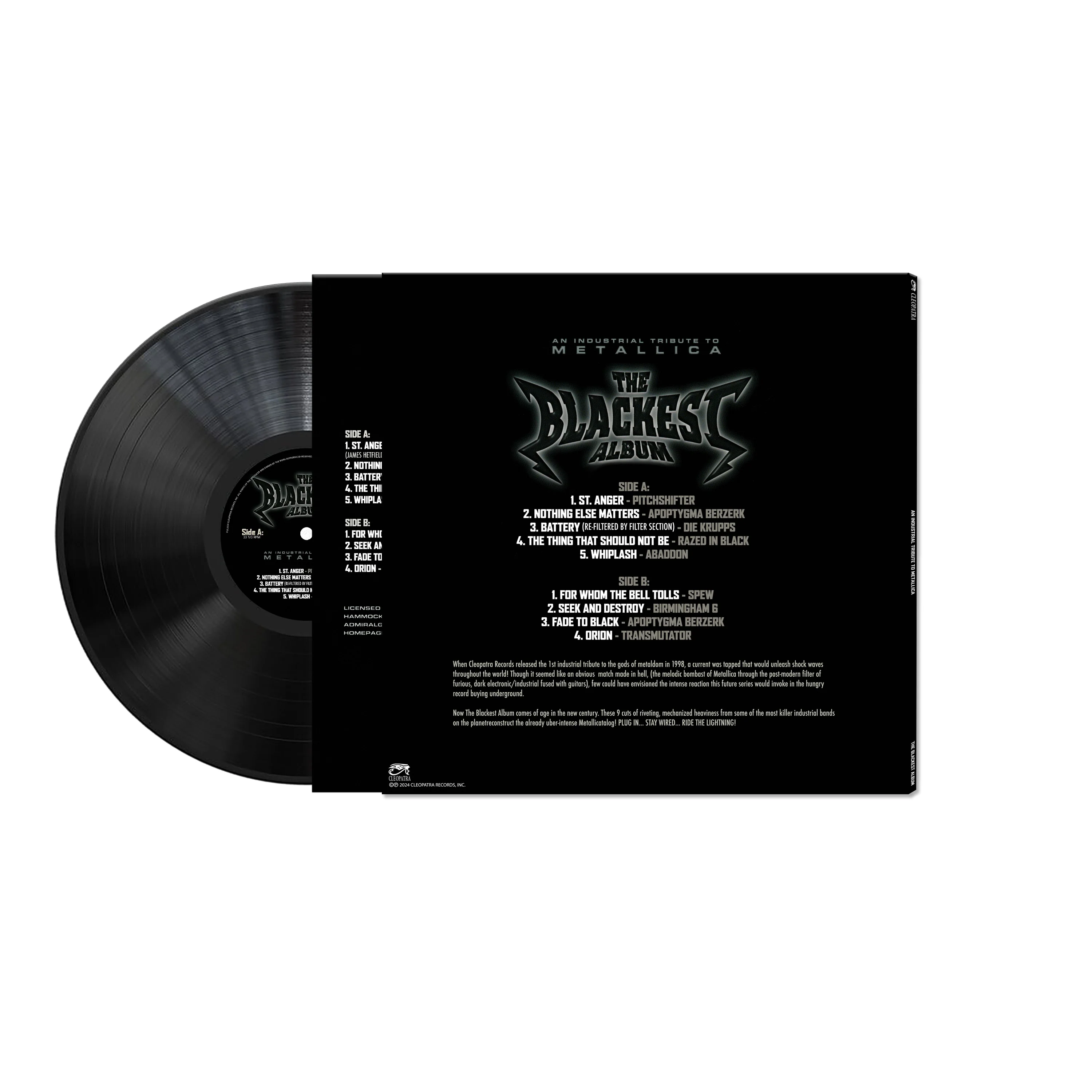The Blackest Album - An Industrial Tribute To Metallica (Black Vinyl) - Image 2