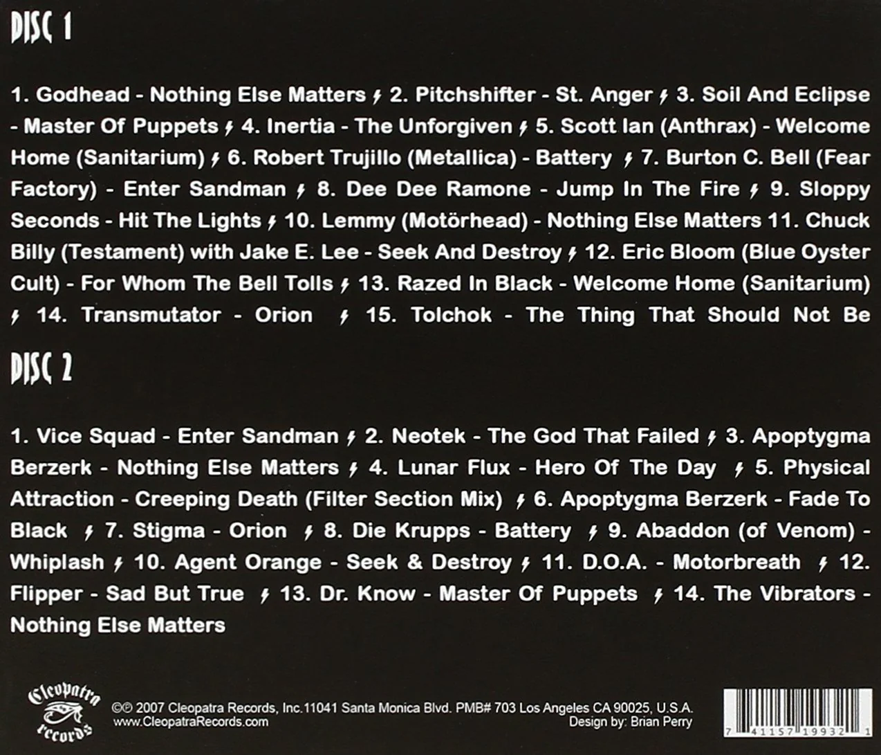 The Blackest Box - The Ultimate Metallica Tribute (2 CD) - Image 2