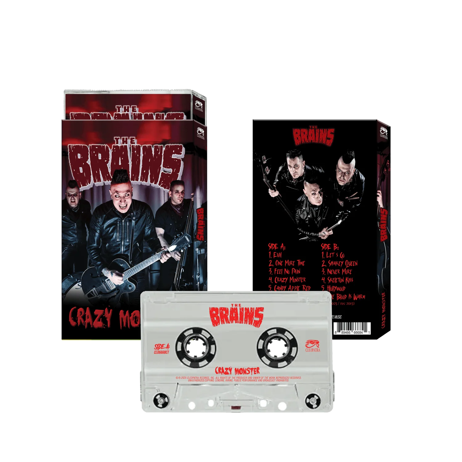 The Brains - Crazy Monster (Cassette) - Image 2