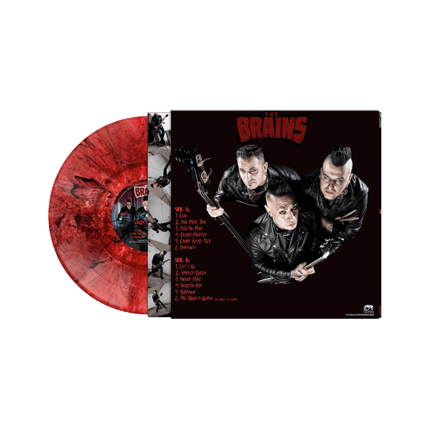 The Brains - Crazy Monster (Red Marble Vinyl LP) - Image 2