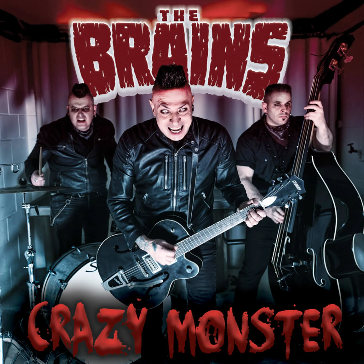 The Brains - Crazy Monster (Red Marble Vinyl LP) - Image 3