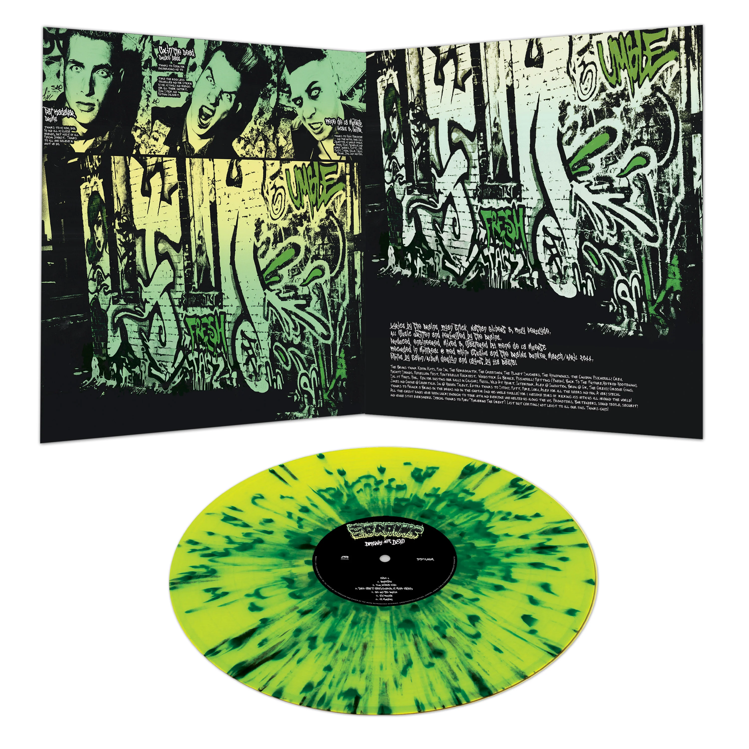 The Brains - Drunk Not Dead (Splatter Vinyl) - Image 3