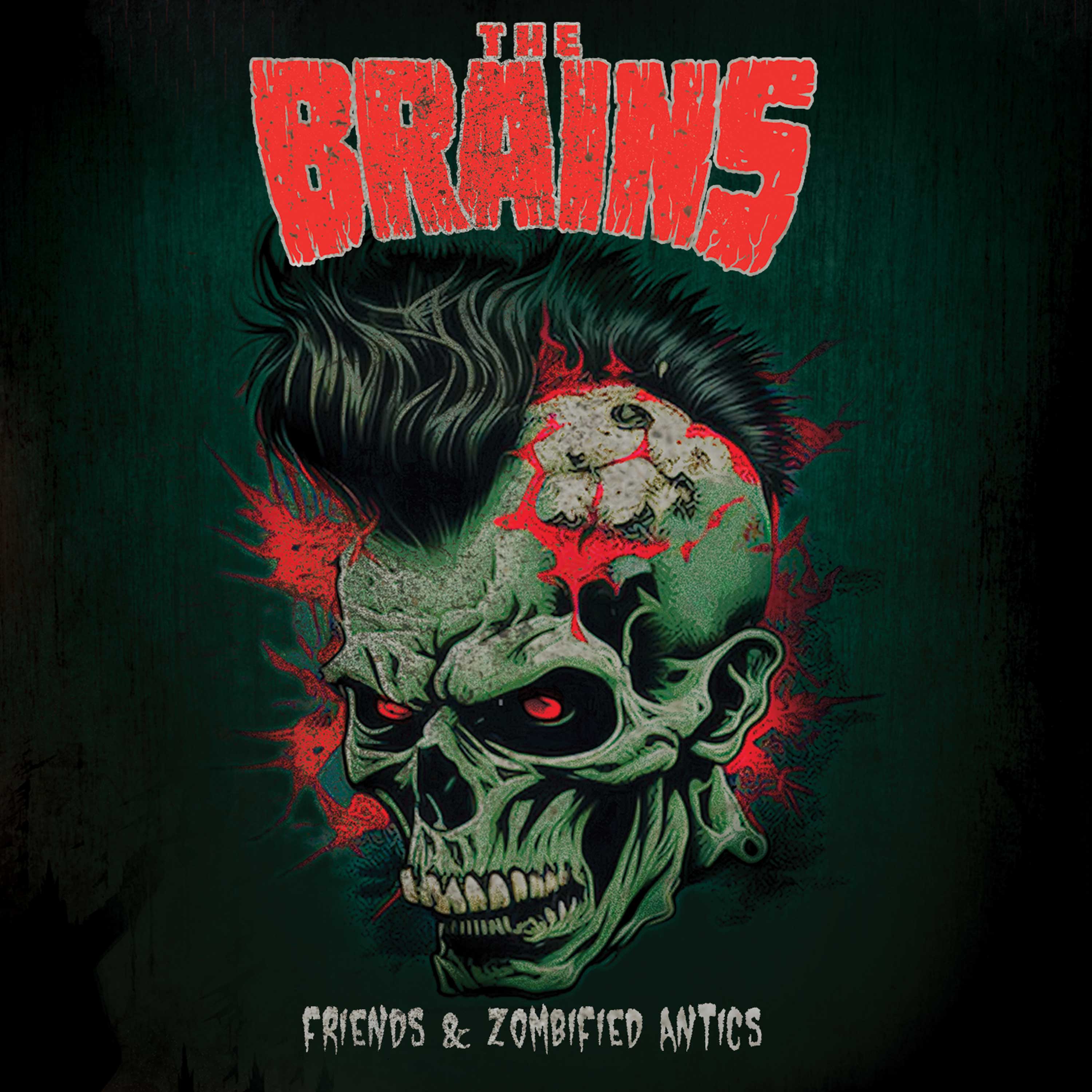 The Brains - Friends & Zombified Antics (Red Vinyl) - Image 3