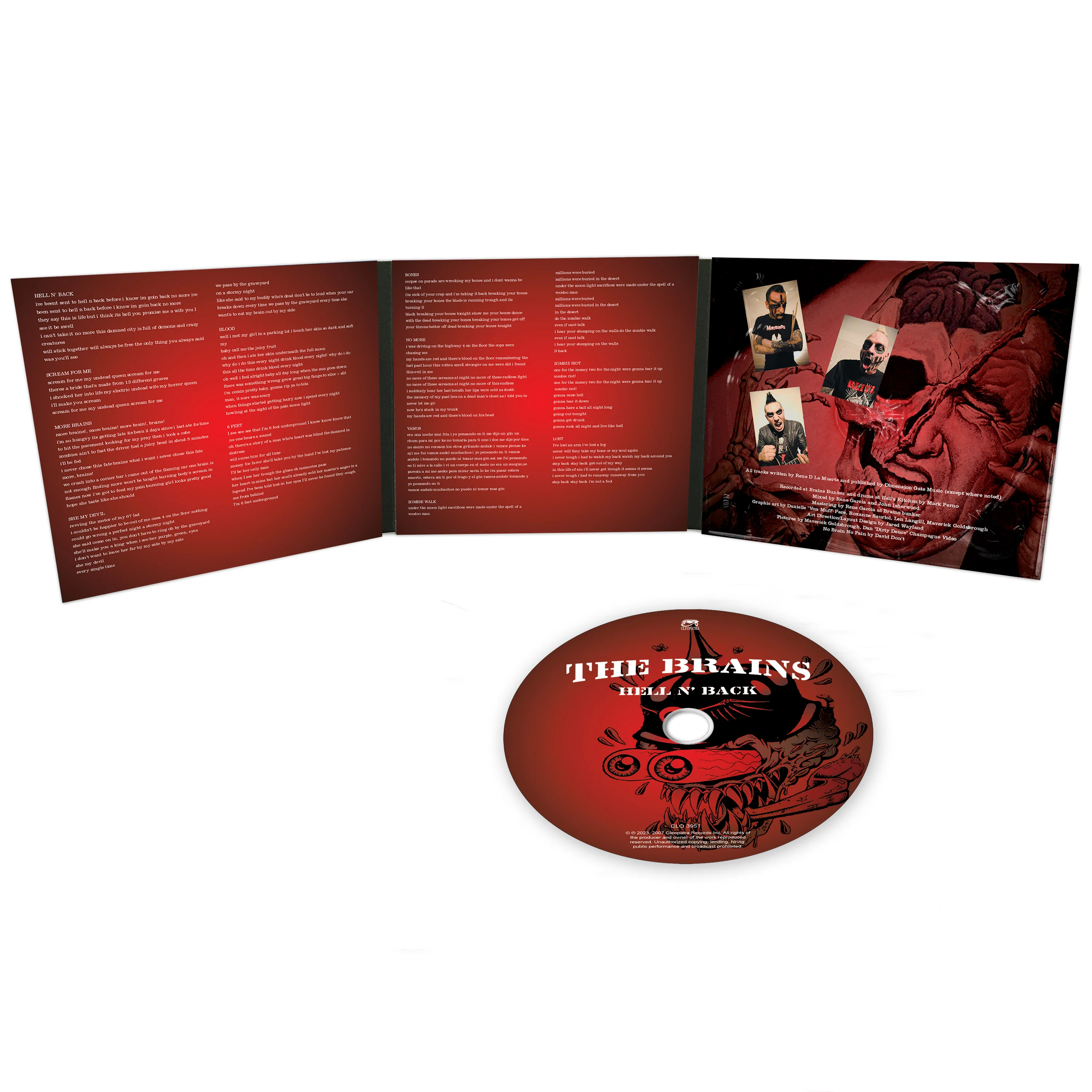 The Brains - Hell N' Back (CD) - Image 3