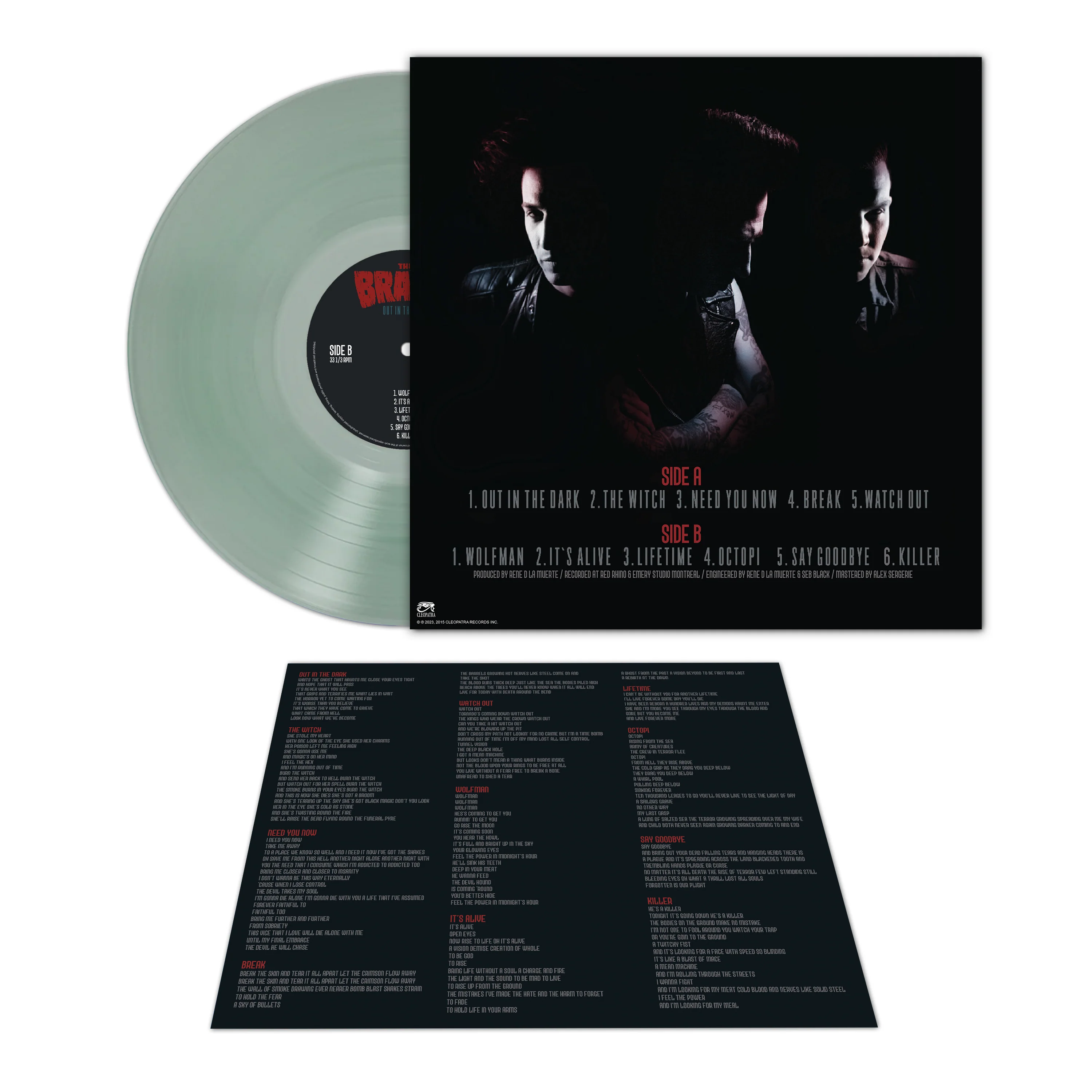 The Brains - Out In The Dark (Coke Bottle Green Vinyl) - Image 2