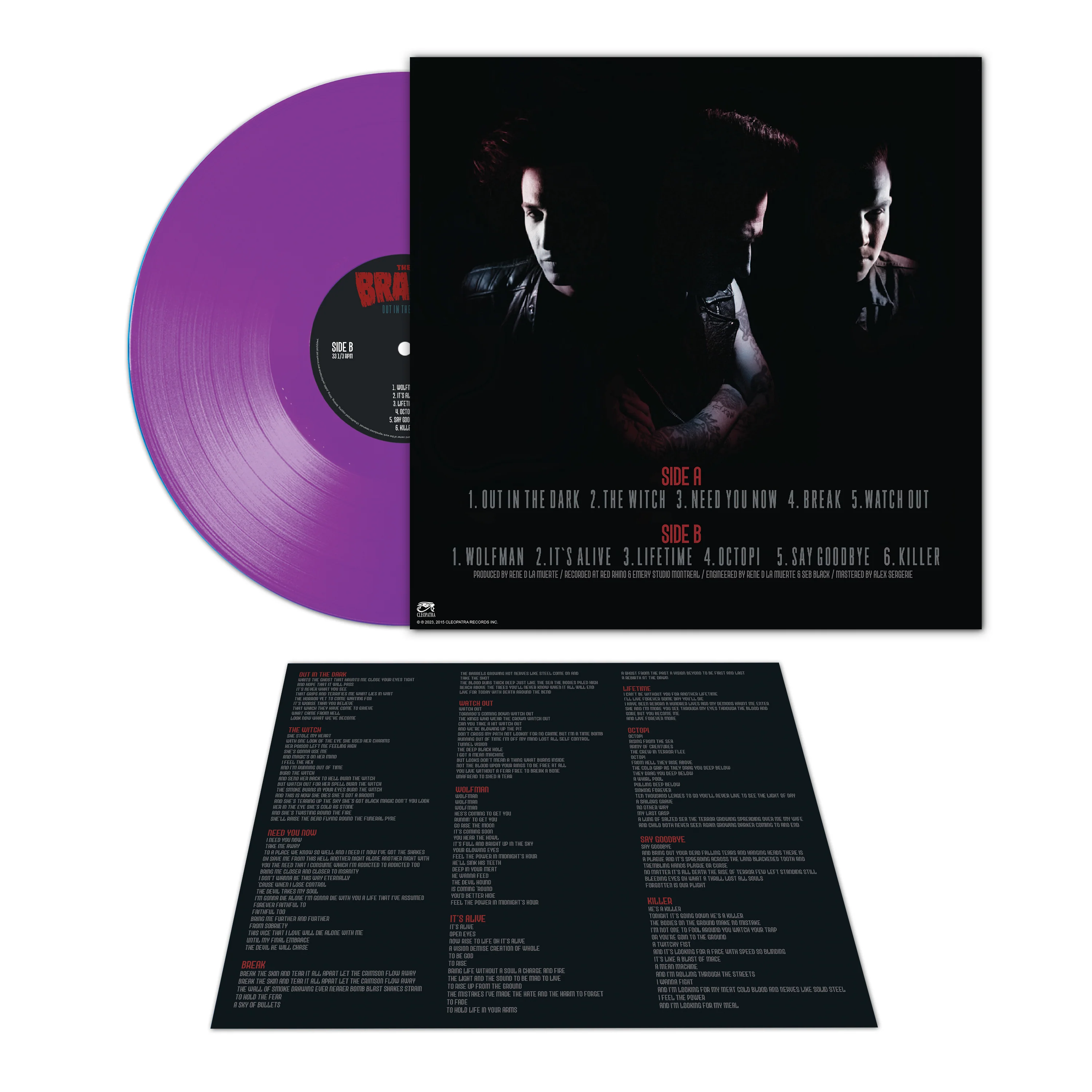 The Brains - Out In The Dark (Purple Vinyl) - Image 2