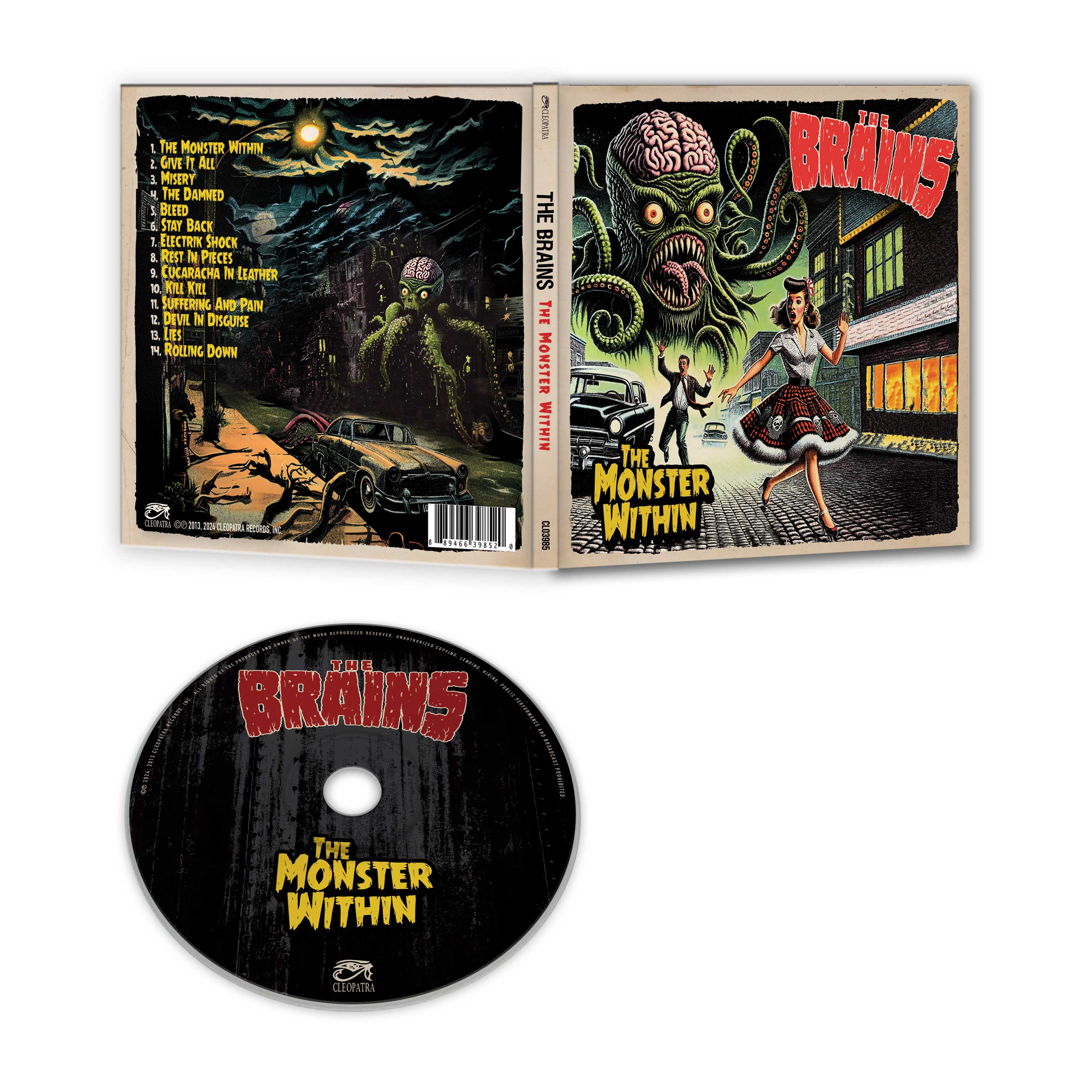 The Brains - The Monster Within (CD Digipak) - Image 3