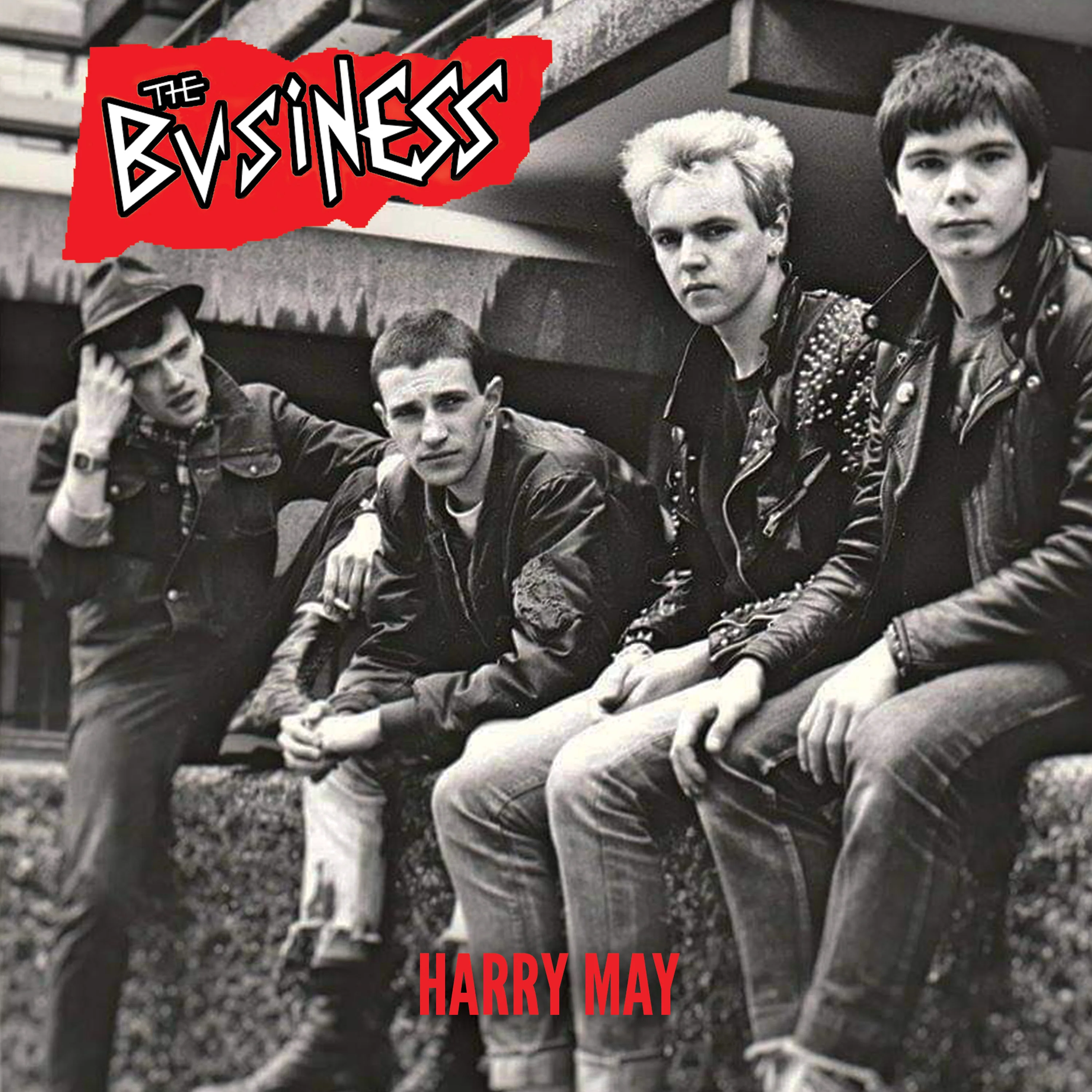 The Business - Harry May (Red-Black Splatter 7" Vinyl) - Image 3