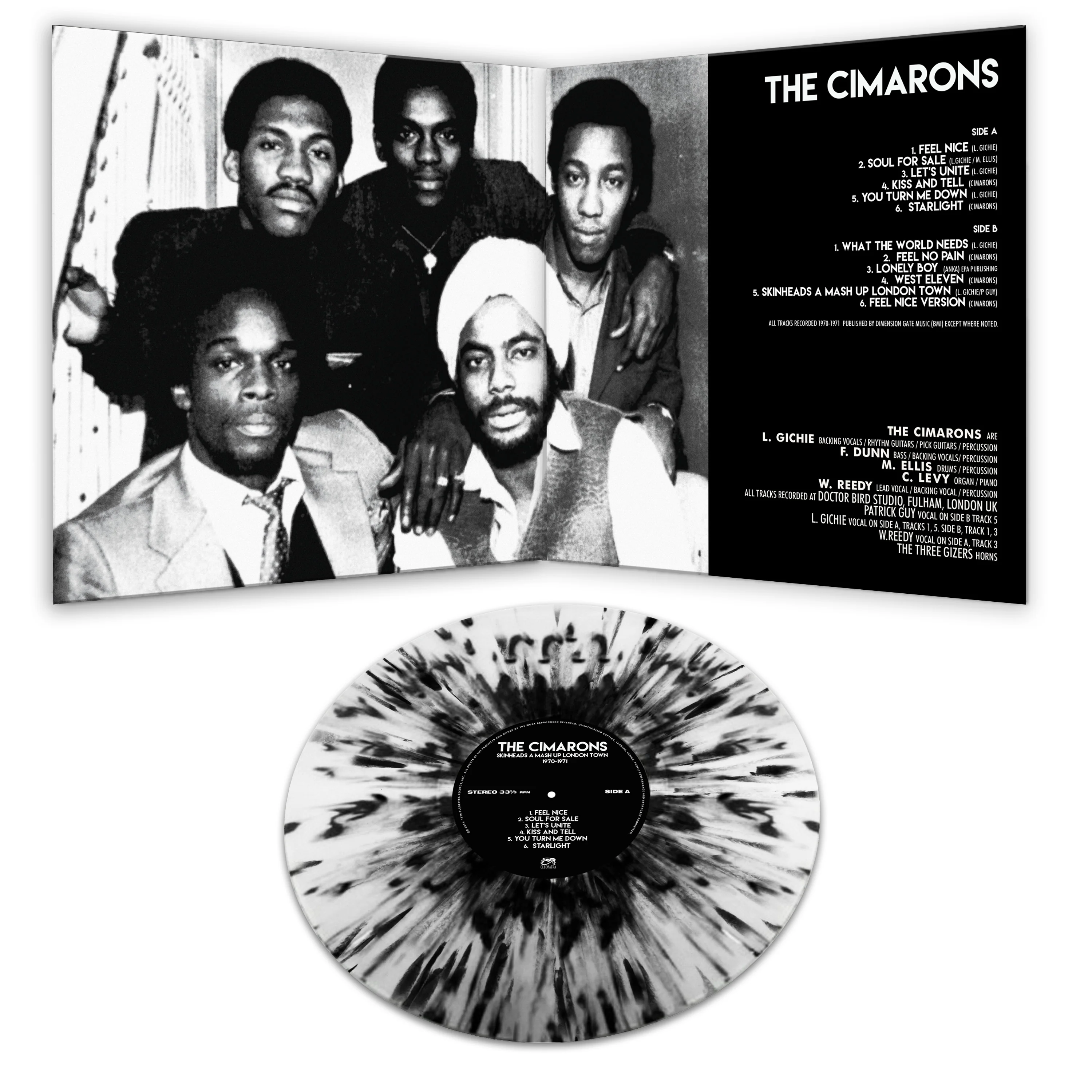 The Cimarons - Skinheads A Mash Up London Town 1970-1971 (Limited Edition Splatter Vinyl) - Image 3