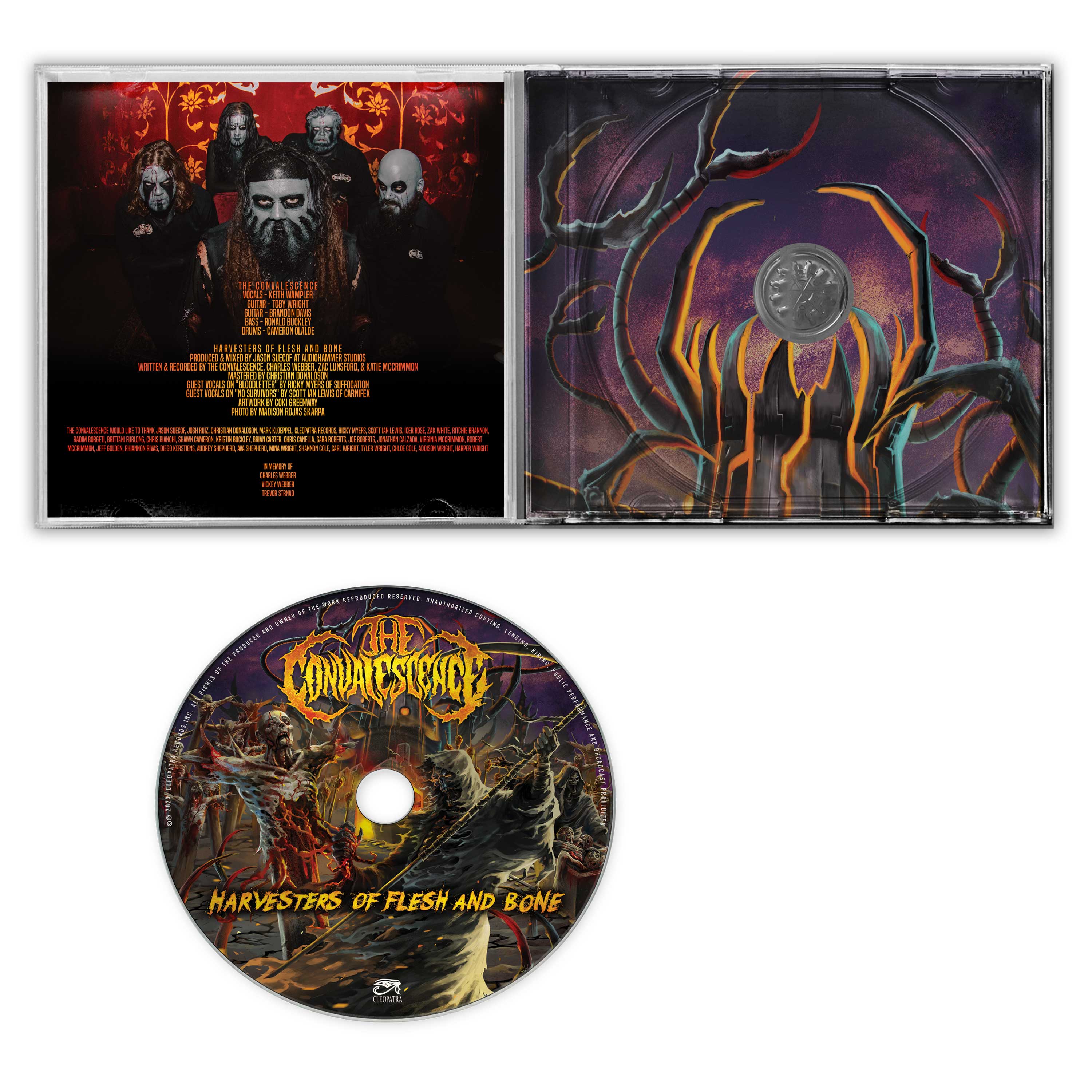 The Convalescence - Harvesters Of Flesh And Bone (CD) - Image 2