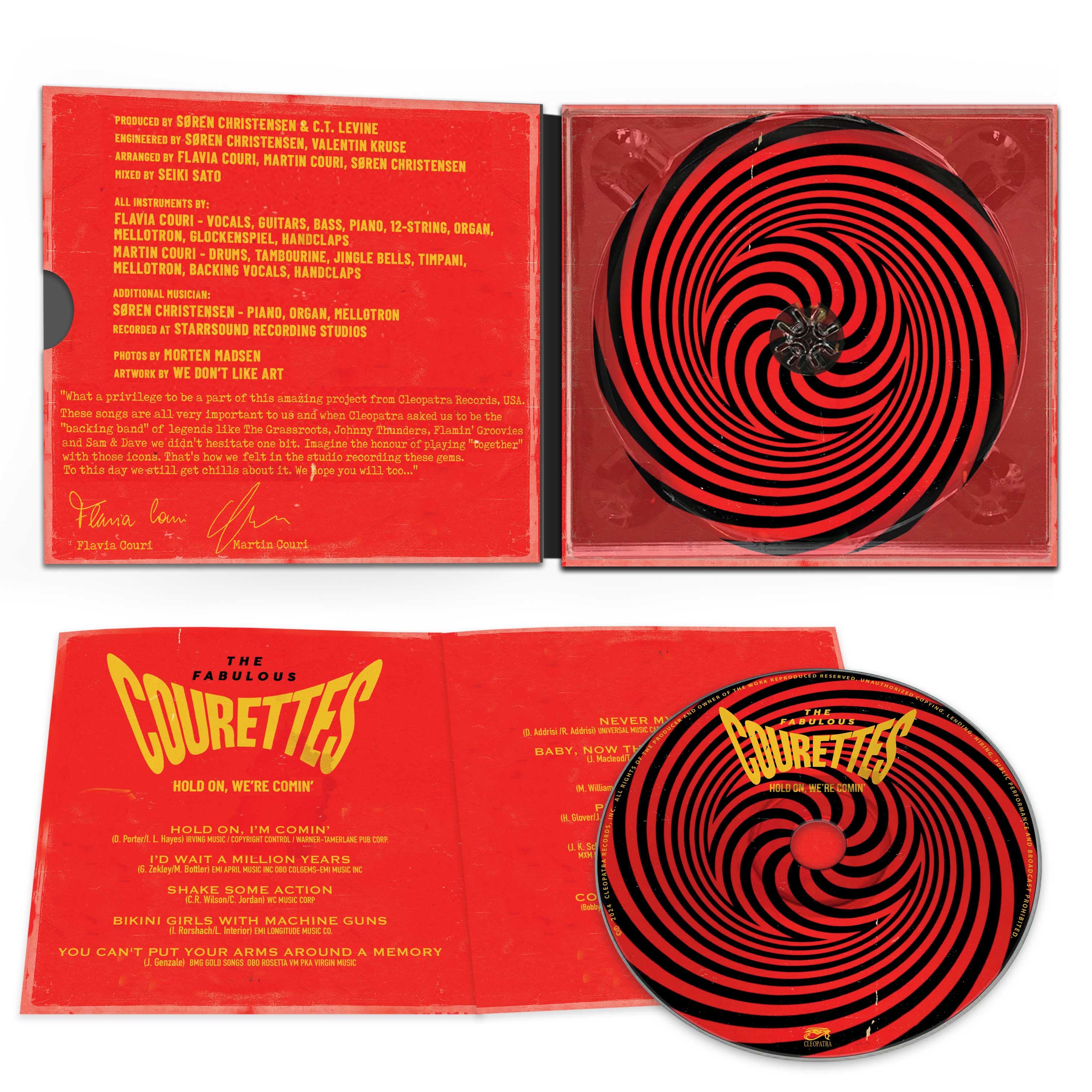 The Courettes - Hold On, We're Comin' (CD) - Image 2