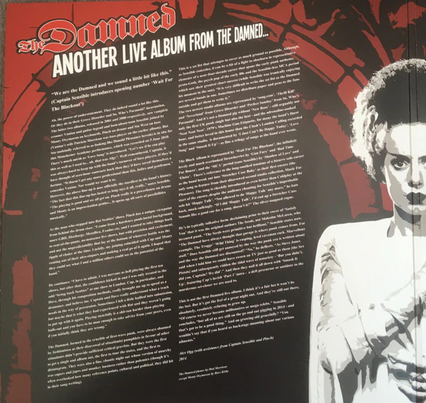 The Damned - Another Live Album From The Damned... (Double Red LP) - Image 3