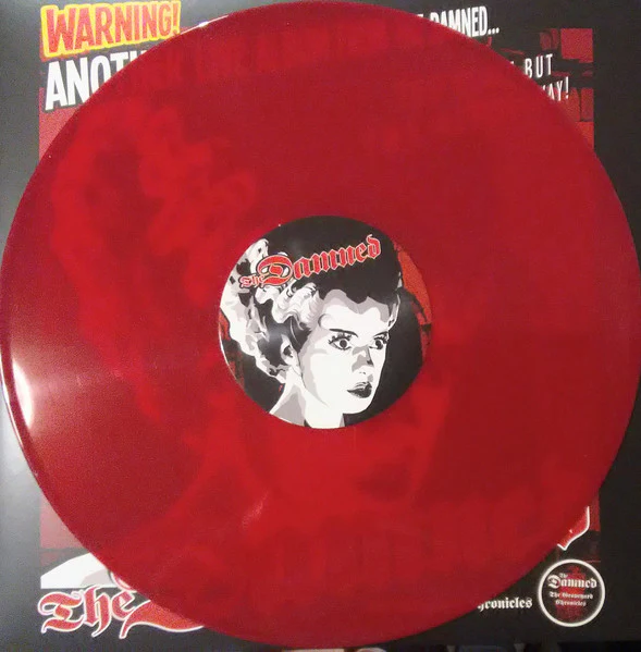 The Damned - Another Live Album From The Damned... (Double Red LP) - Image 5