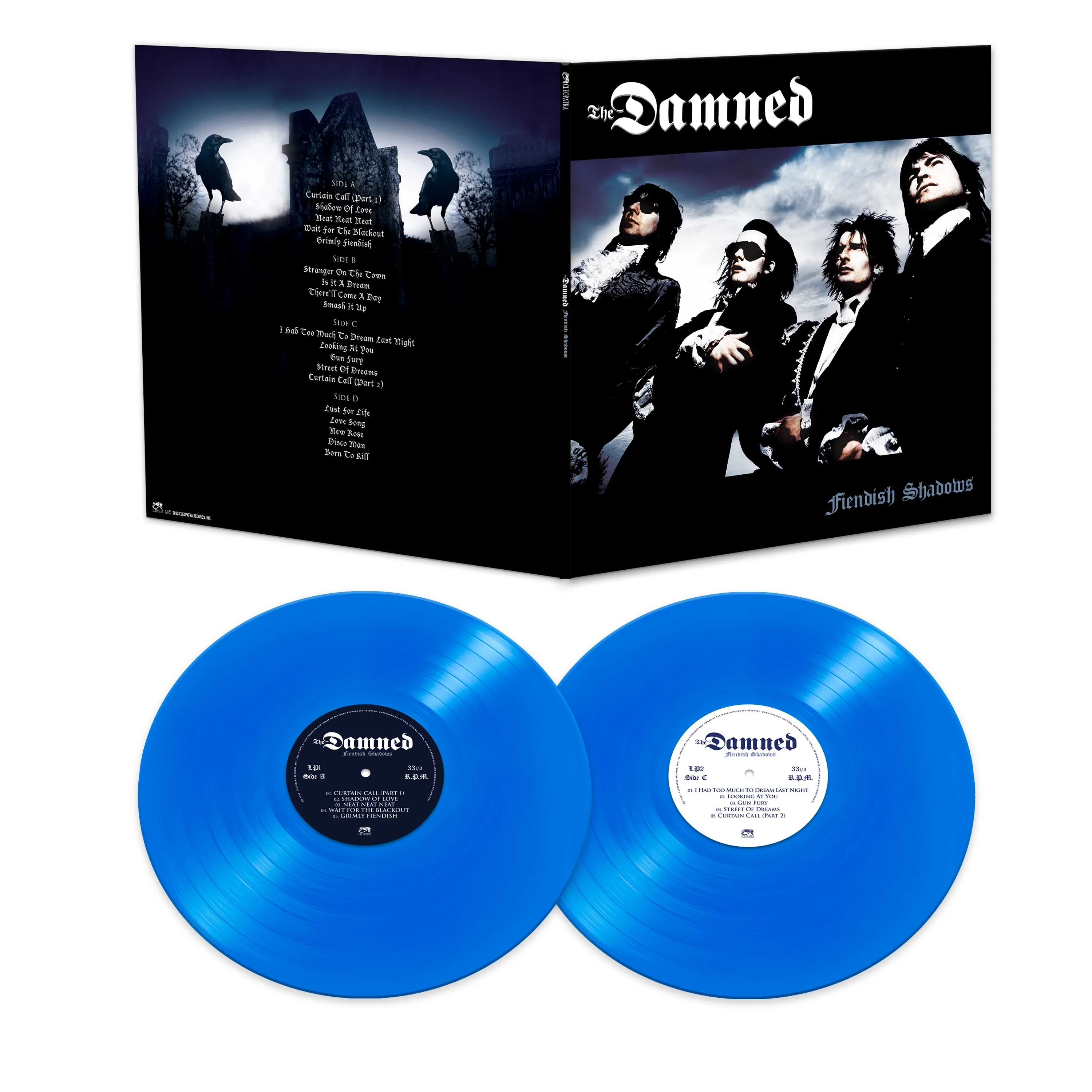 The Damned - Fiendish Shadows (Blue Double Vinyl) - Image 2