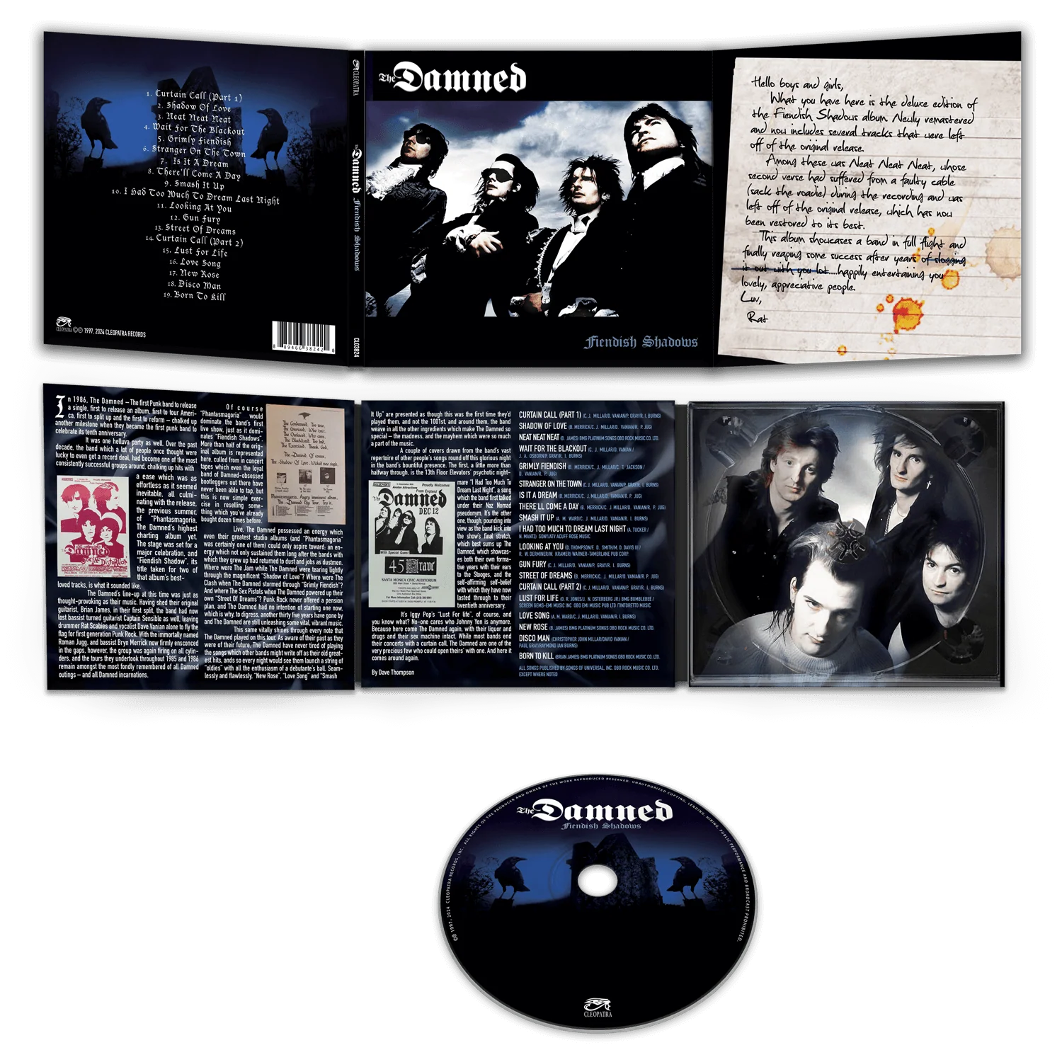 The Damned - Fiendish Shadows (CD Digipak) - Image 2