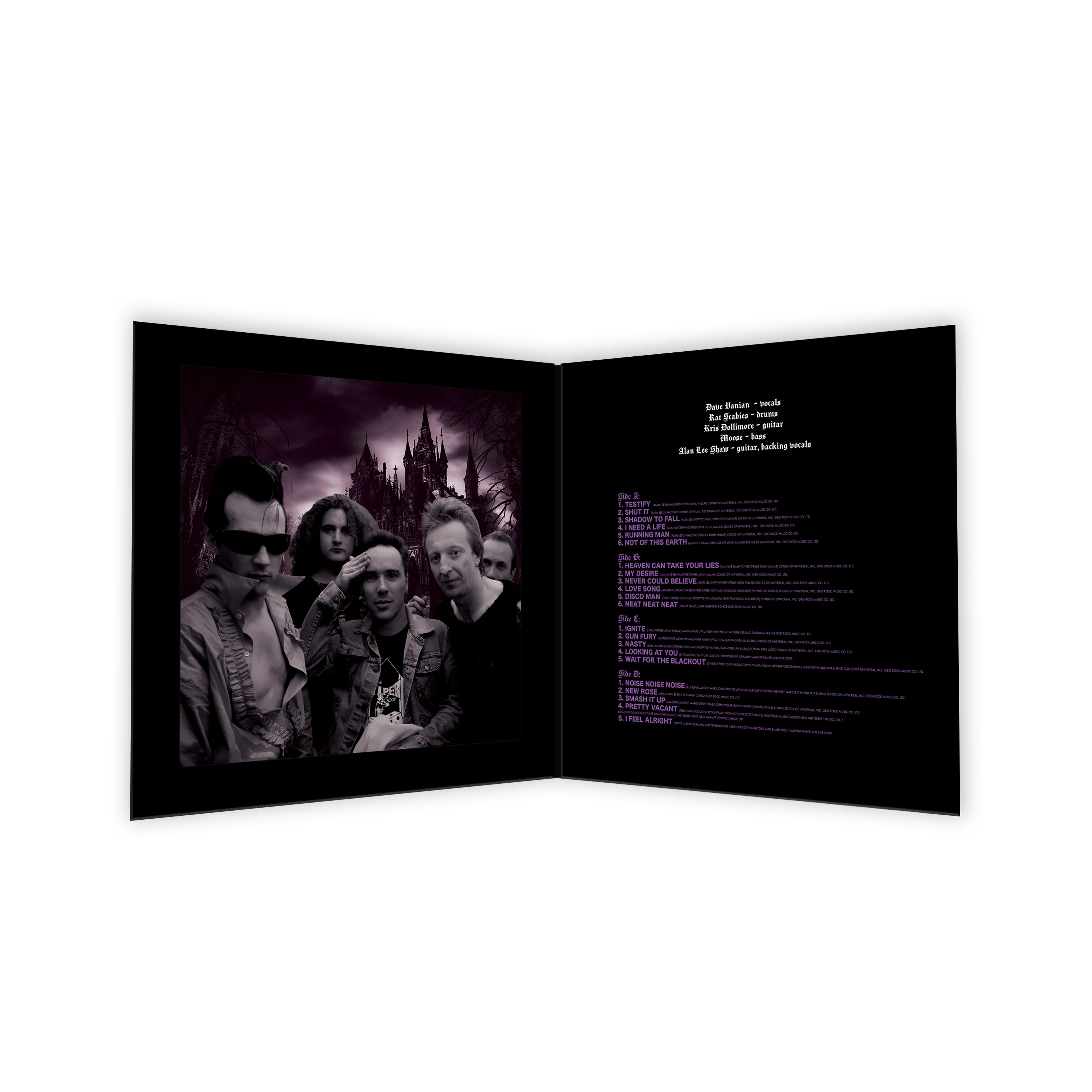 The Damned - Shadowed Tales From Mulhouse (Black Double Vinyl) - Image 3