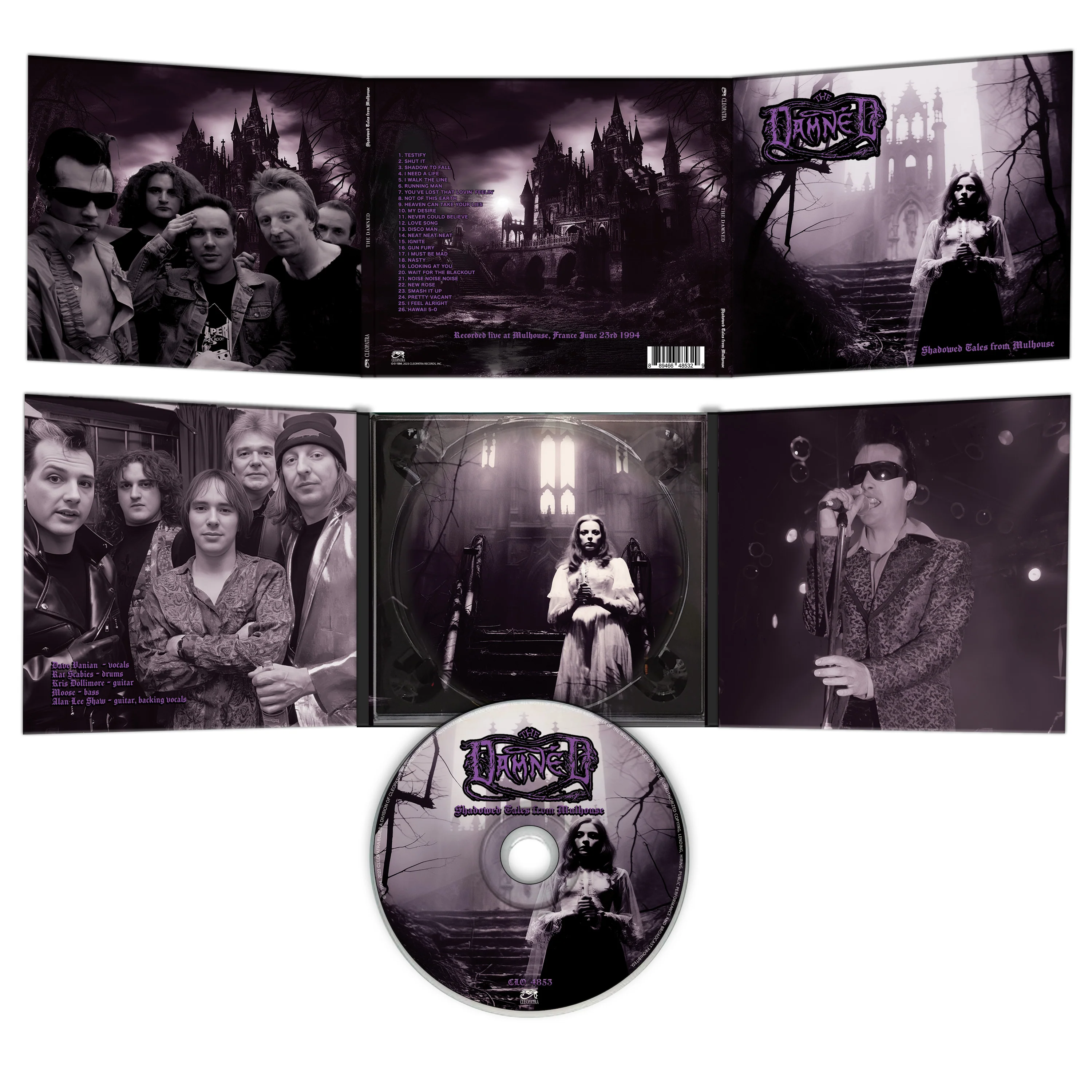 The Damned - Shadowed Tales From Mulhouse (CD) - Image 2