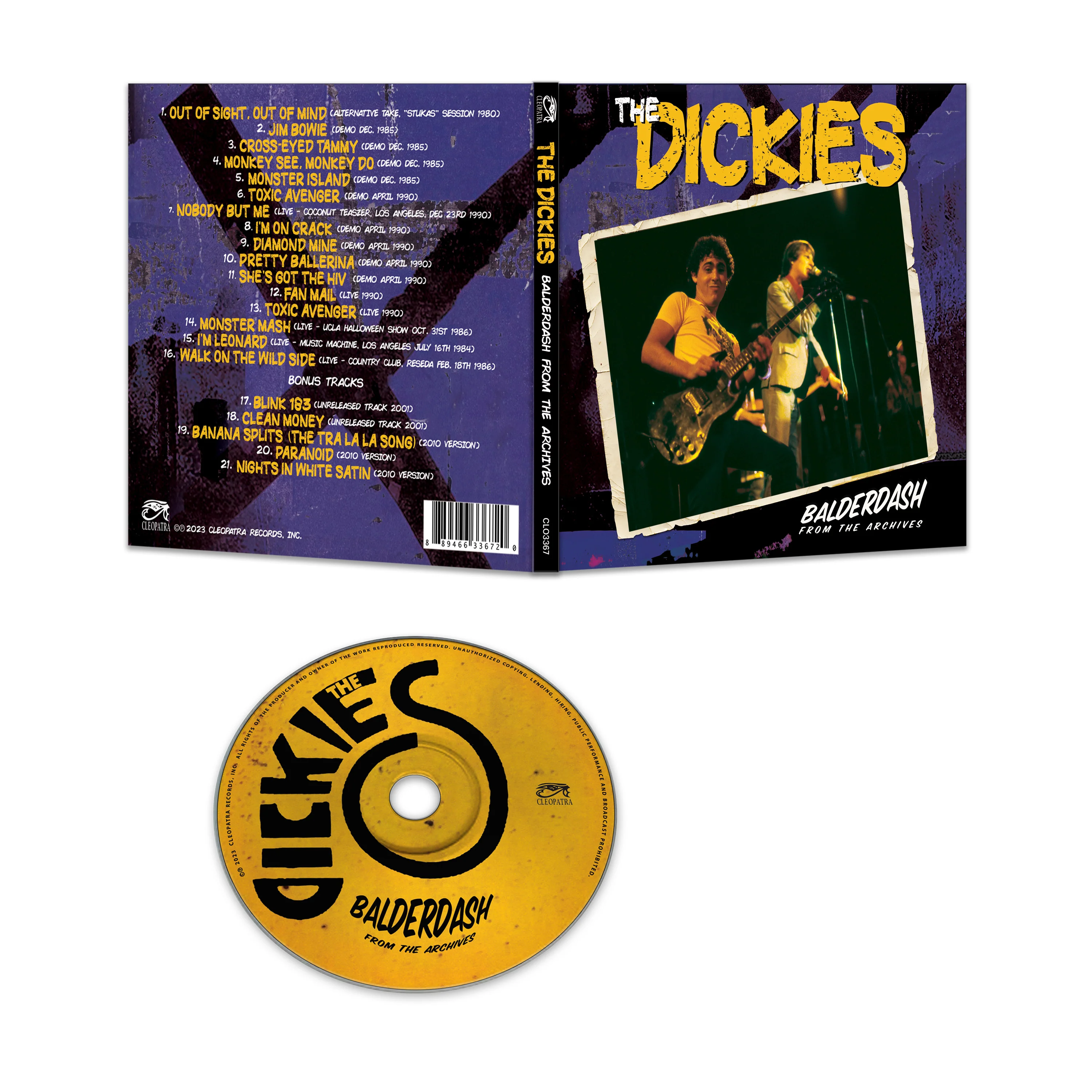 The Dickies - Balderdash: From The Archive (CD) - Image 2