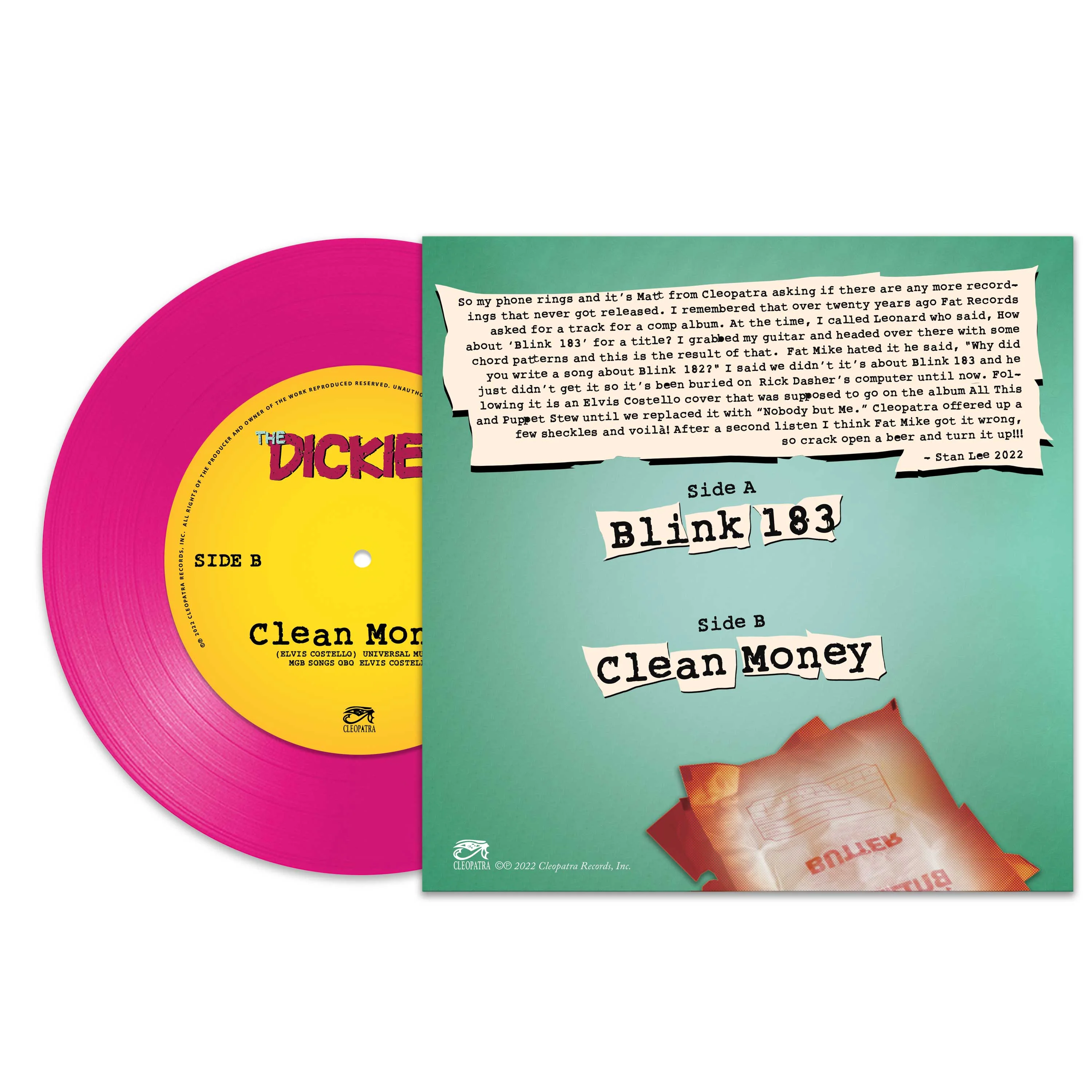 The Dickies - Blink-183 (Colored 7" Vinyl) - Image 4