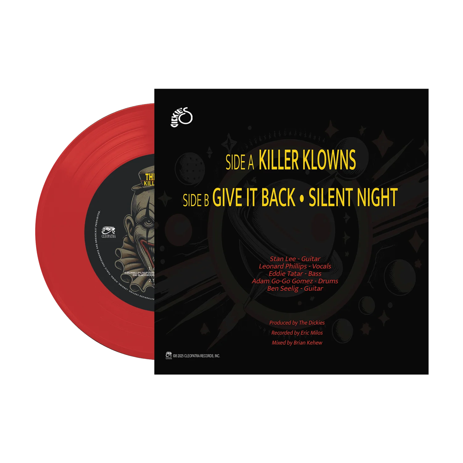 The Dickies - Killer Klowns (Red 7" Vinyl EP) - Image 2