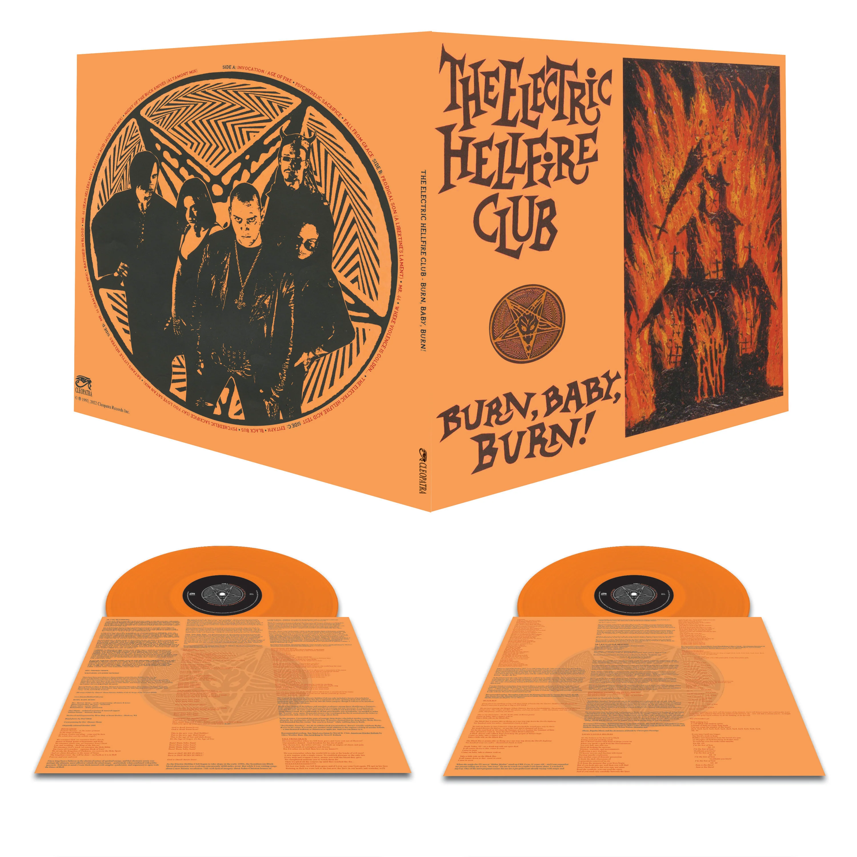The Electric Hellfire Club - Burn Baby Burn (Double Orange Vinyl) - Image 2