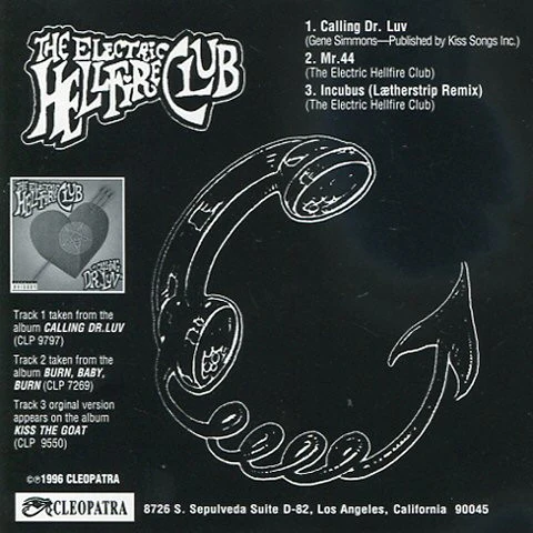 The Electric Hellfire Club - Calling Dr. Luv (CD Maxi-Single) - Image 3