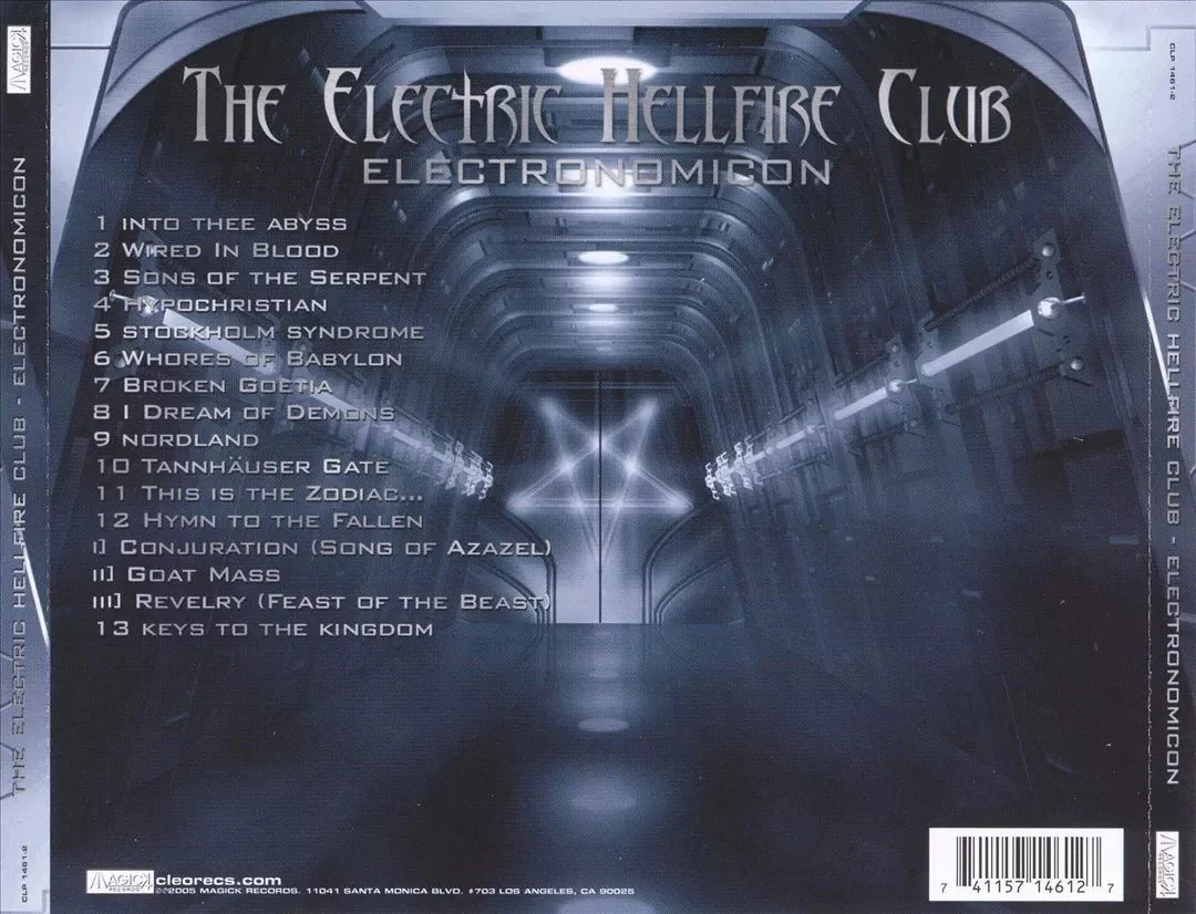 The Electric Hellfire Club - Electronomicon - Re-issue (CD) - Image 2